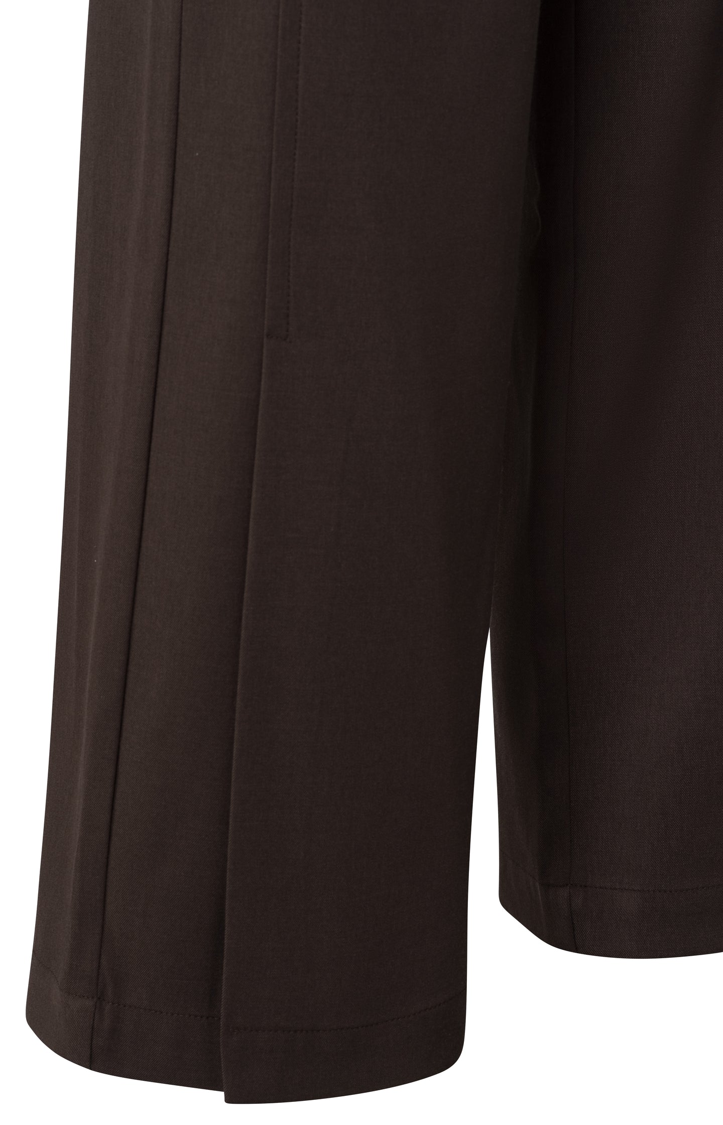 Wide leg trousers with pockets and zip fly