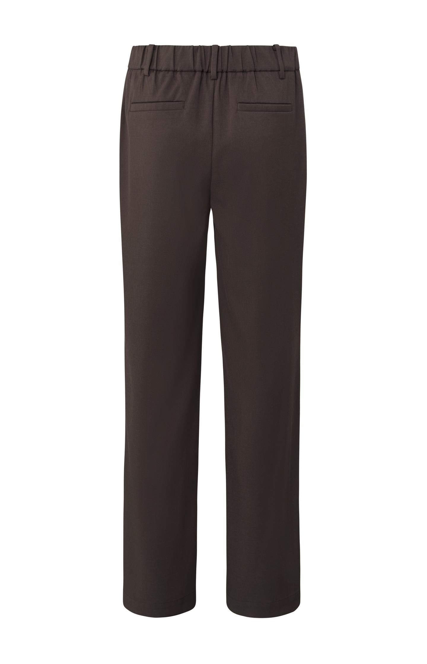 Wide leg trousers with pockets and zip fly