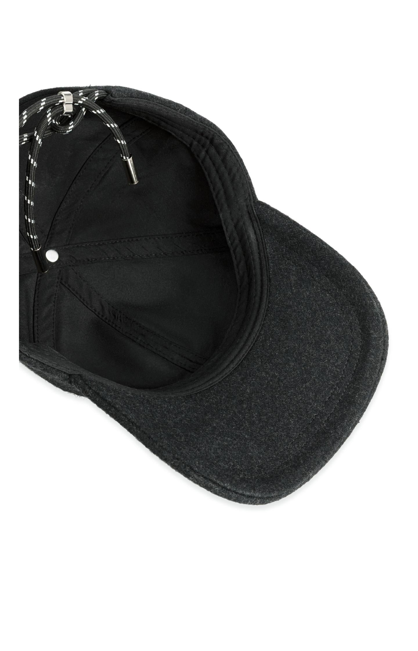 Wool cap with adjustable drawstring - Type: product