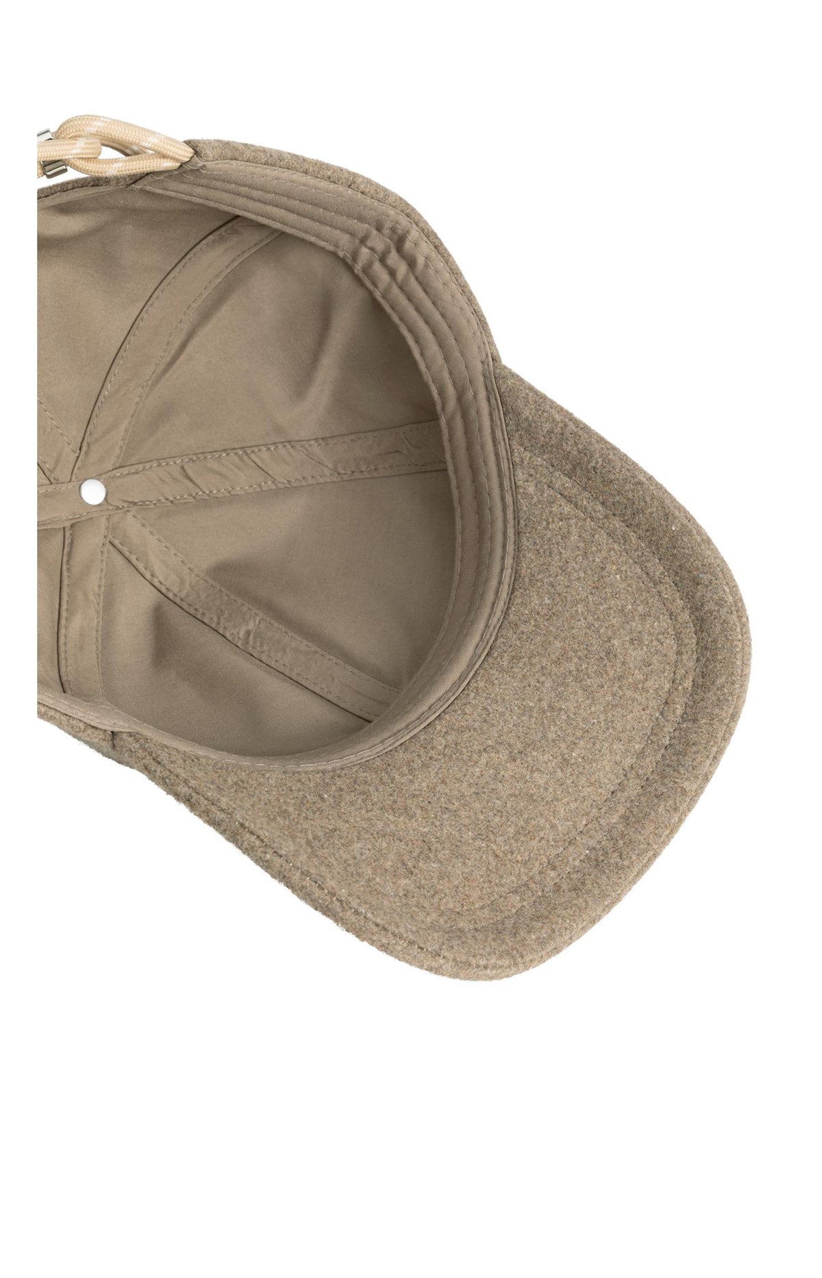 Wool cap with adjustable drawstring - Type: product