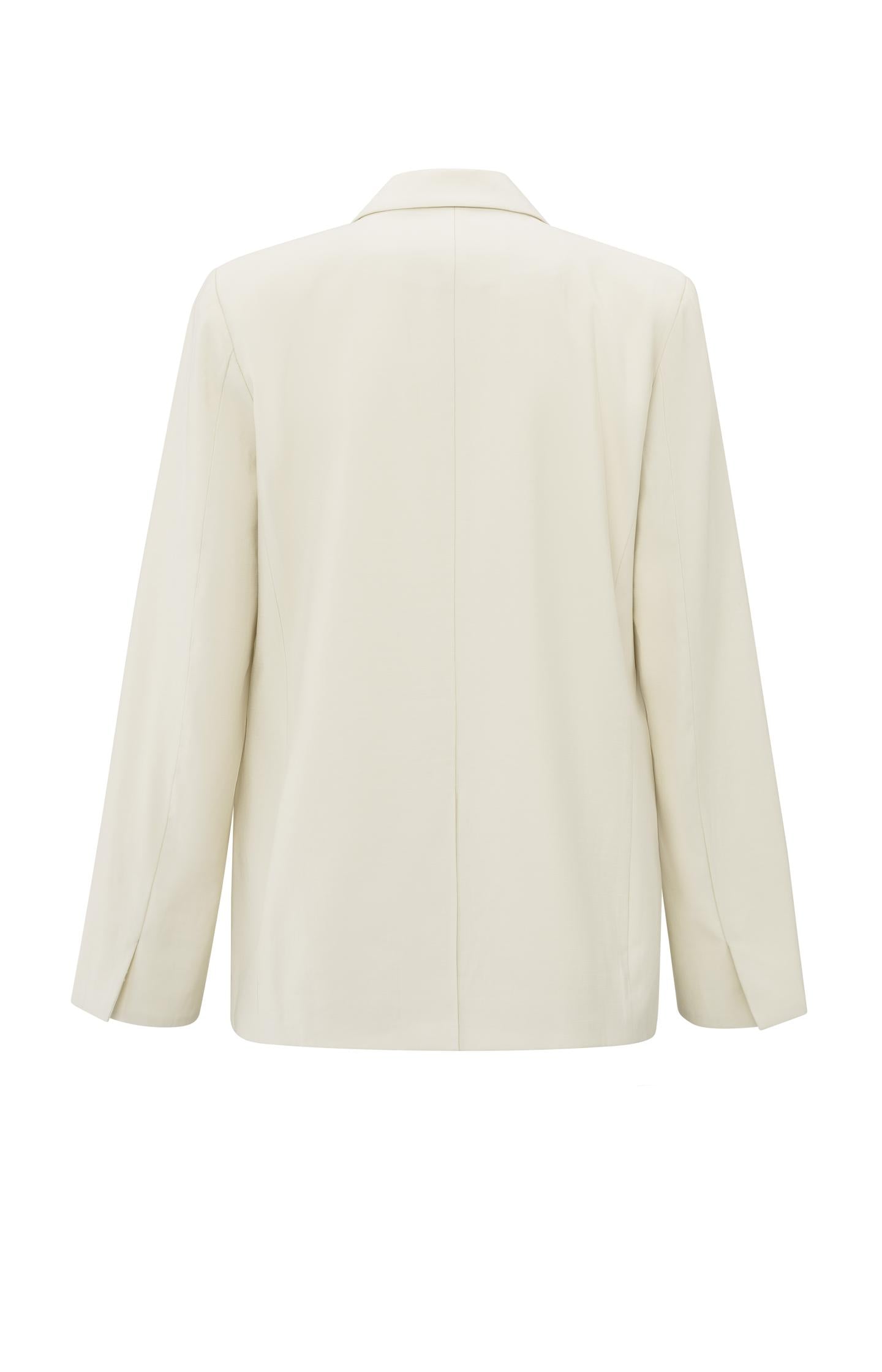 Woven blazer with pocket details