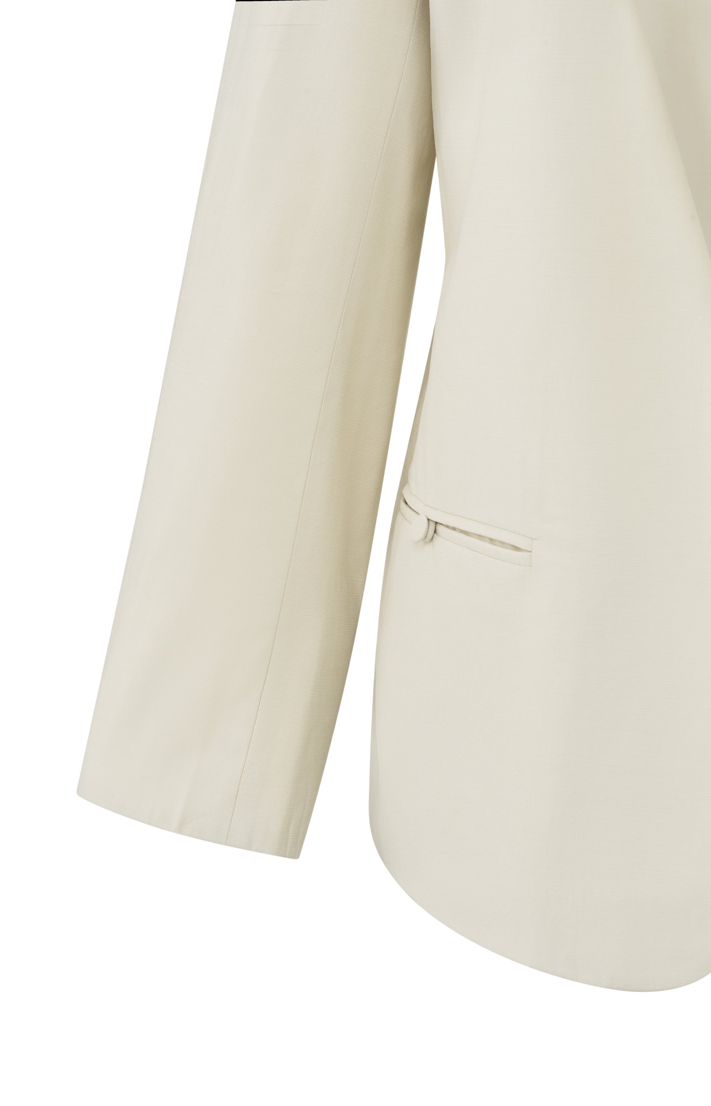 Woven blazer with pocket details