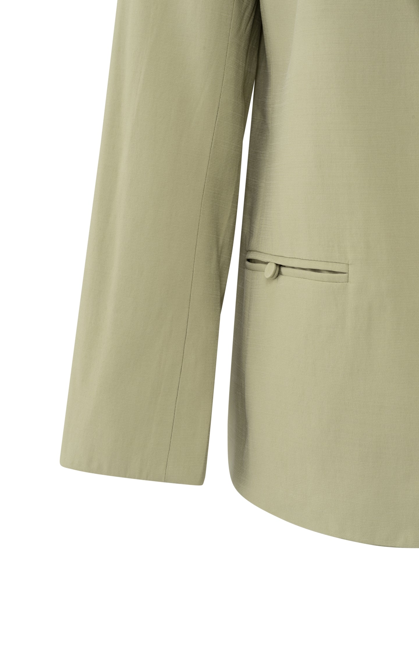 Woven blazer with pocket details