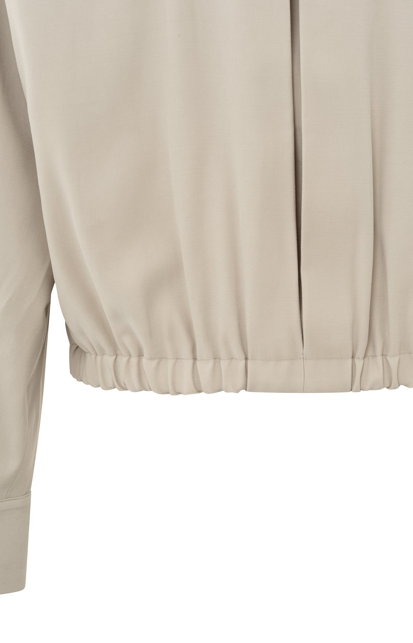 Woven jacket with long sleeves, pockets and buttons