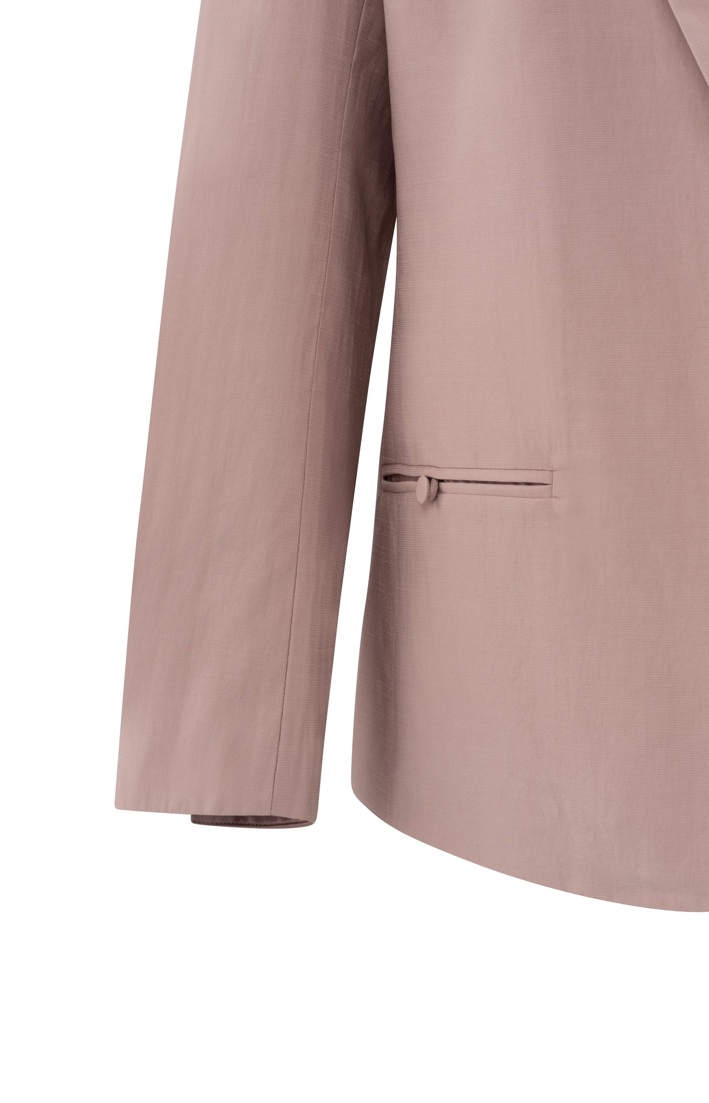 Woven loose-fit blazer with satin lining