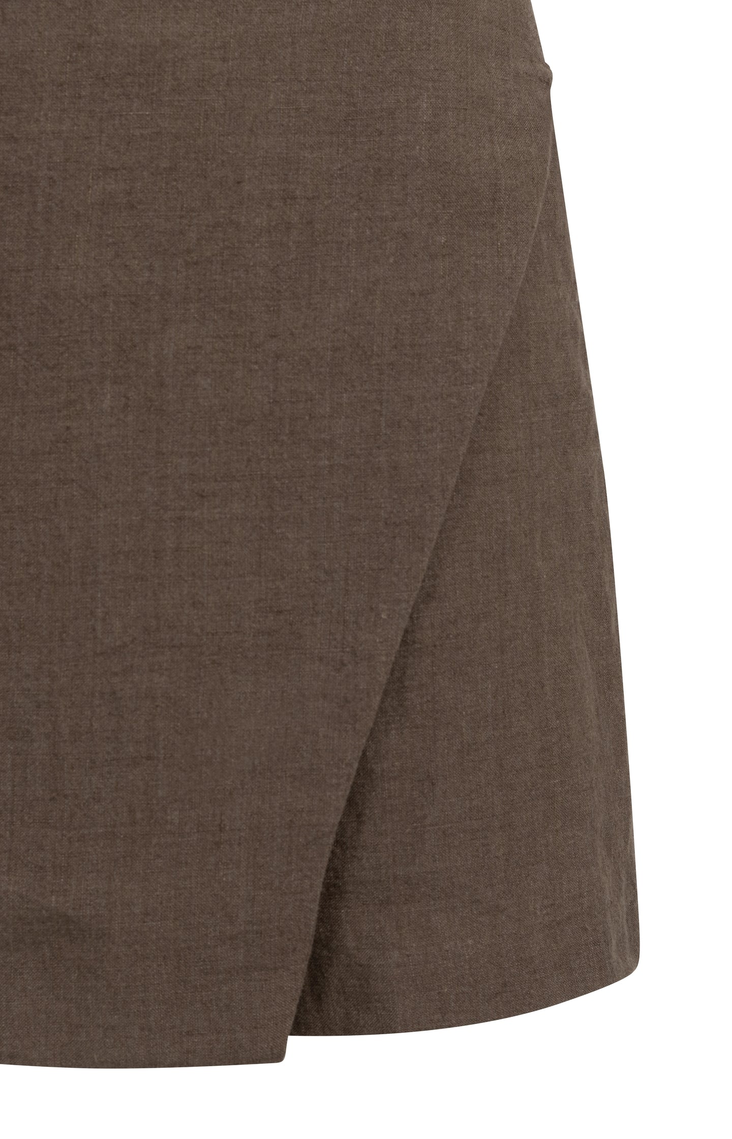 Woven skort with wrap