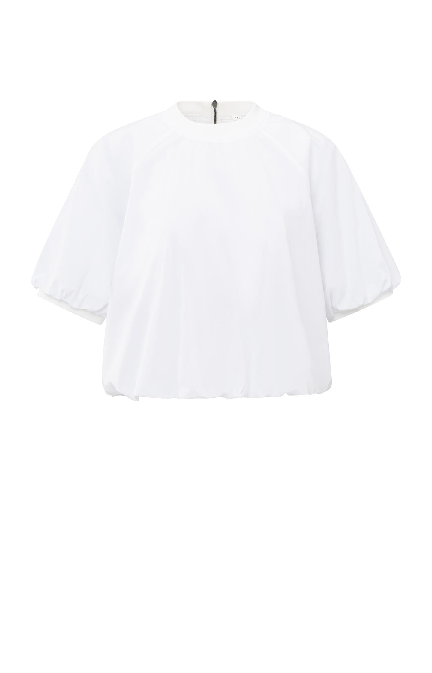 Woven T-shirt with puff sleeves - Type: product