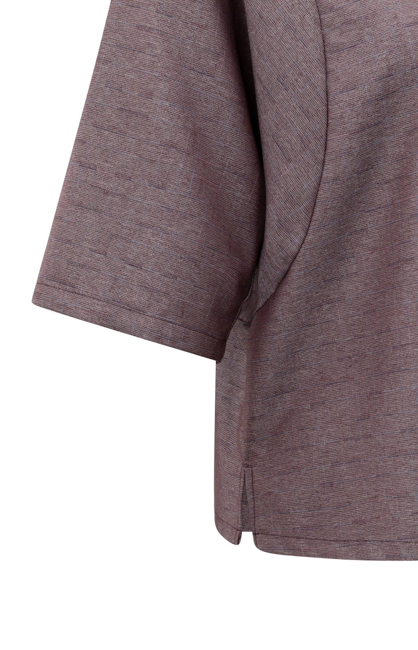 Woven T-shirt with seam details