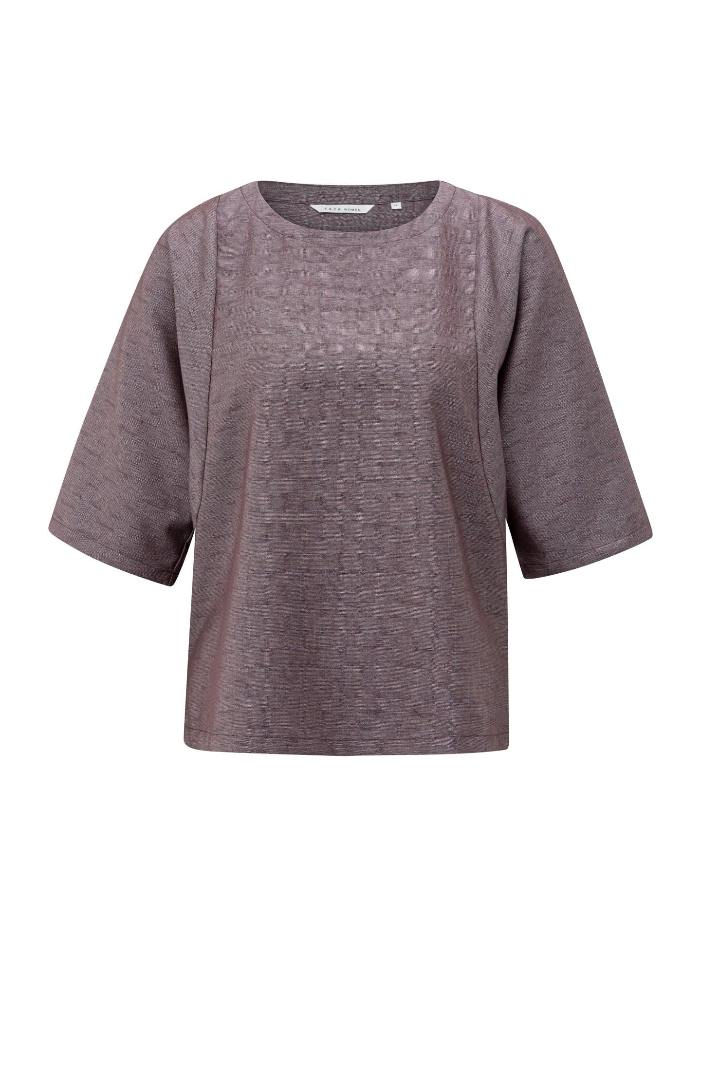 Woven T-shirt with seam details - Type: product