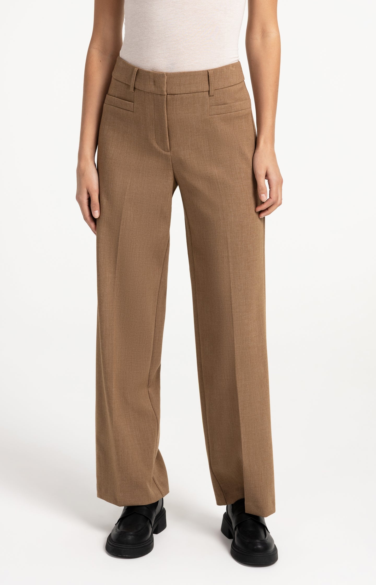 Woven trousers with straight legs - Type: lookbook
