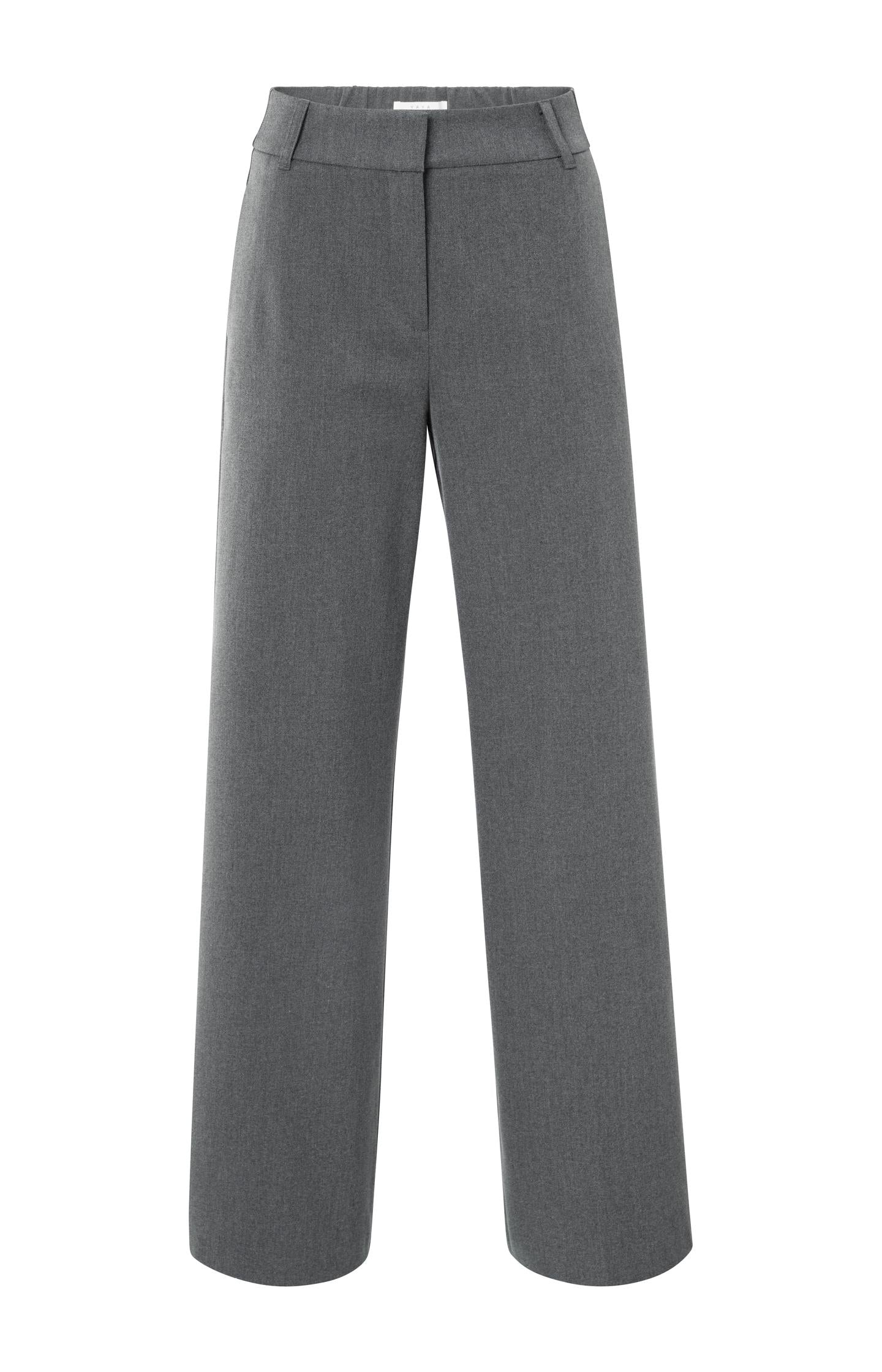 Woven wide leg trousers with belt