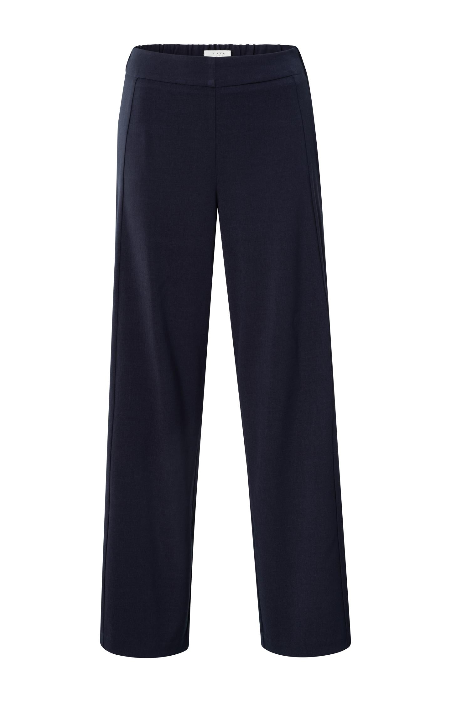 Woven wide leg trousers with seam details - Type: product
