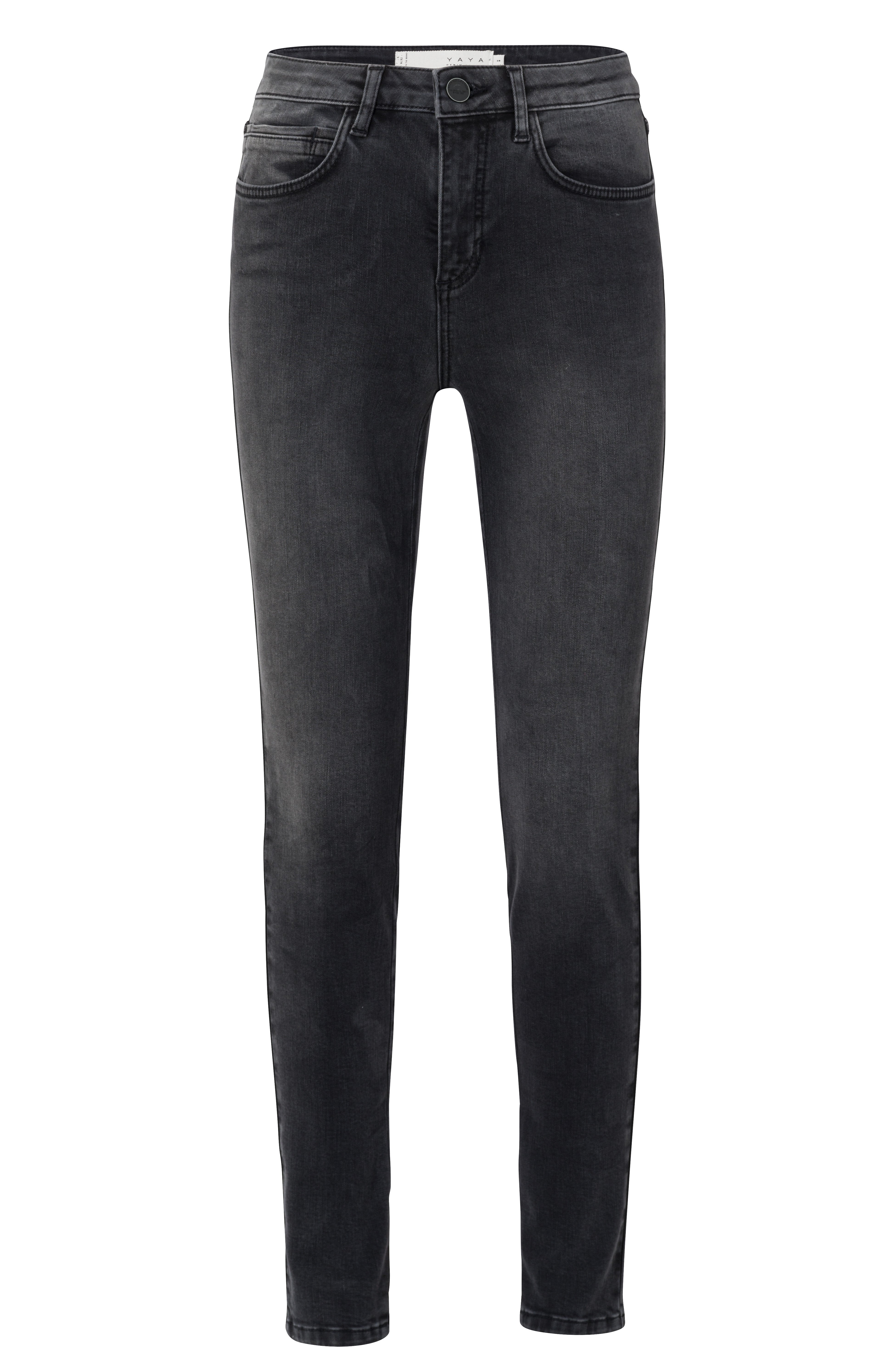 High Waist Skinny Denim Jeans aus Baumwoll-Mischgewebe