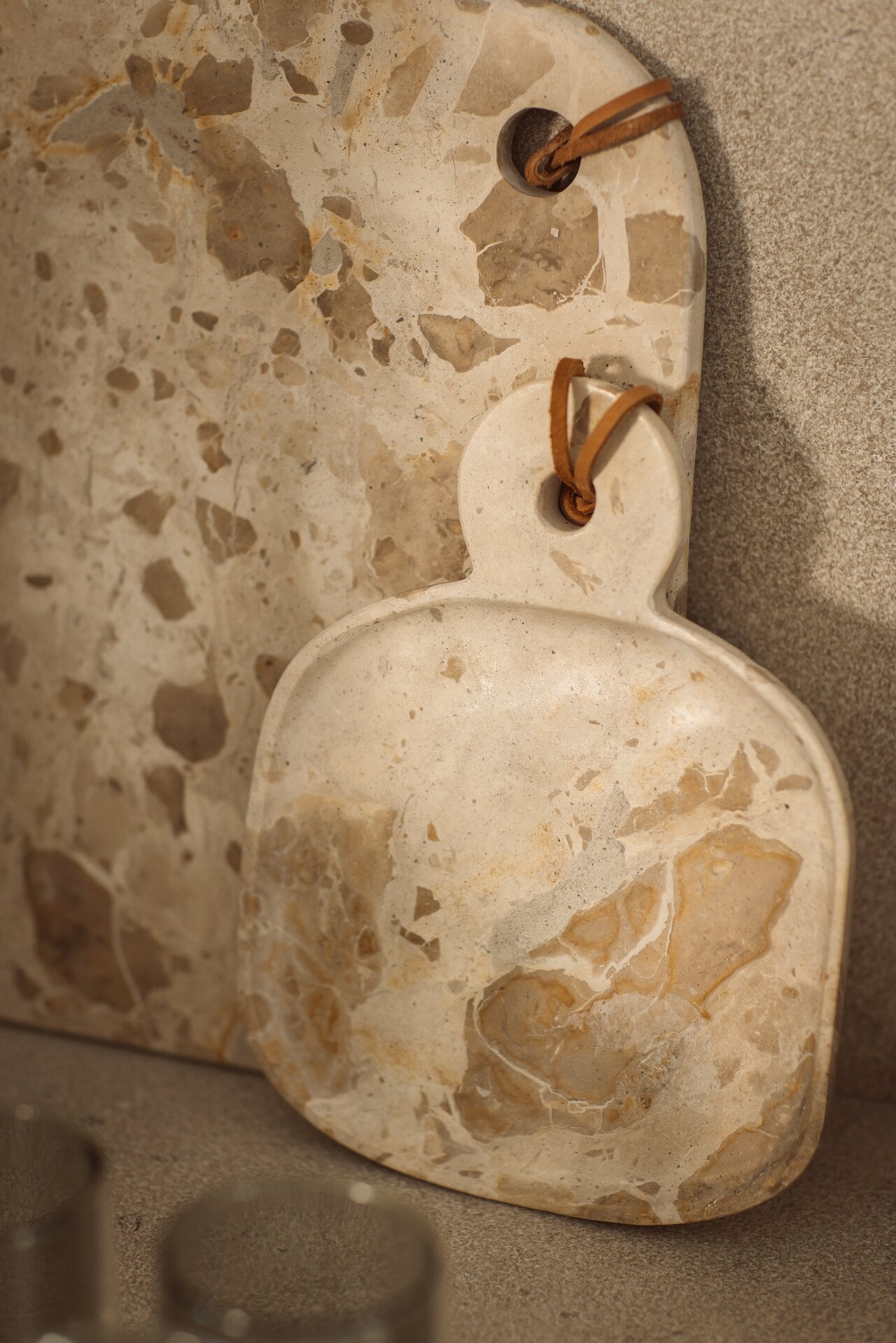 Marble serving platter
