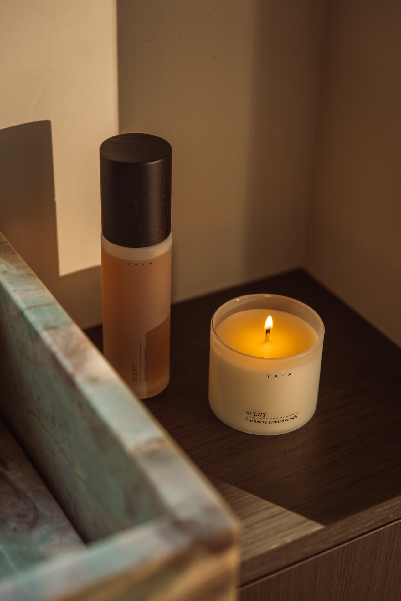 Bougie parfumée à la senteur cachemire