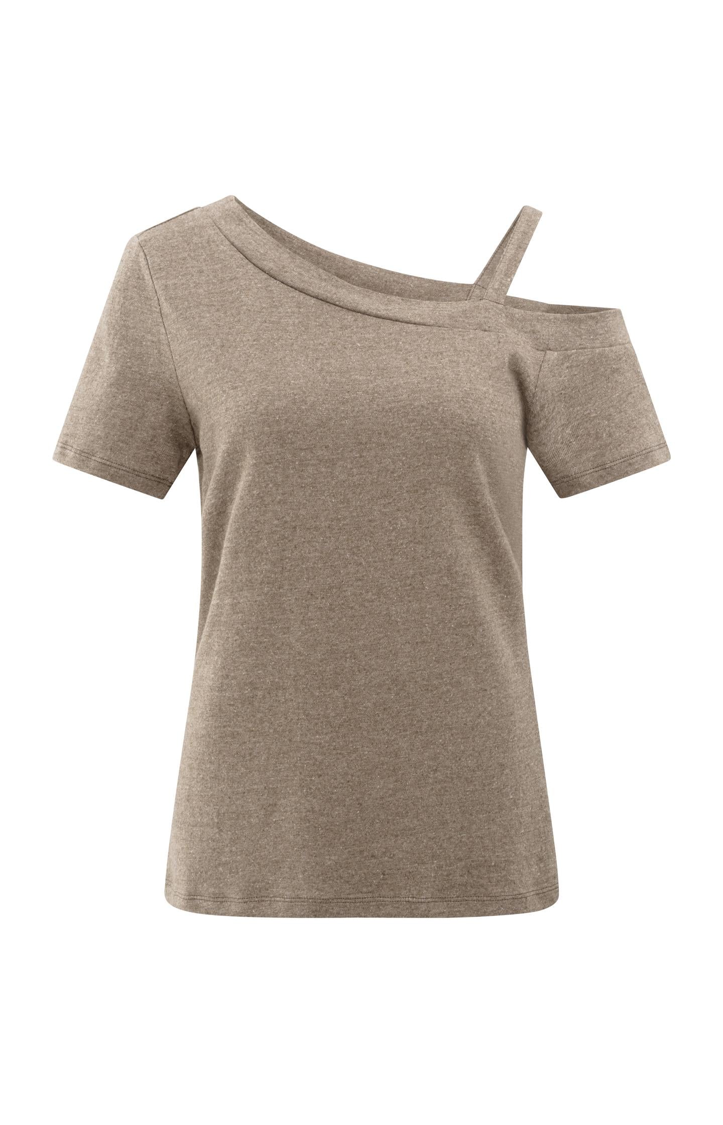 Asymmetric t-shirt with shoulder strap - Type: product