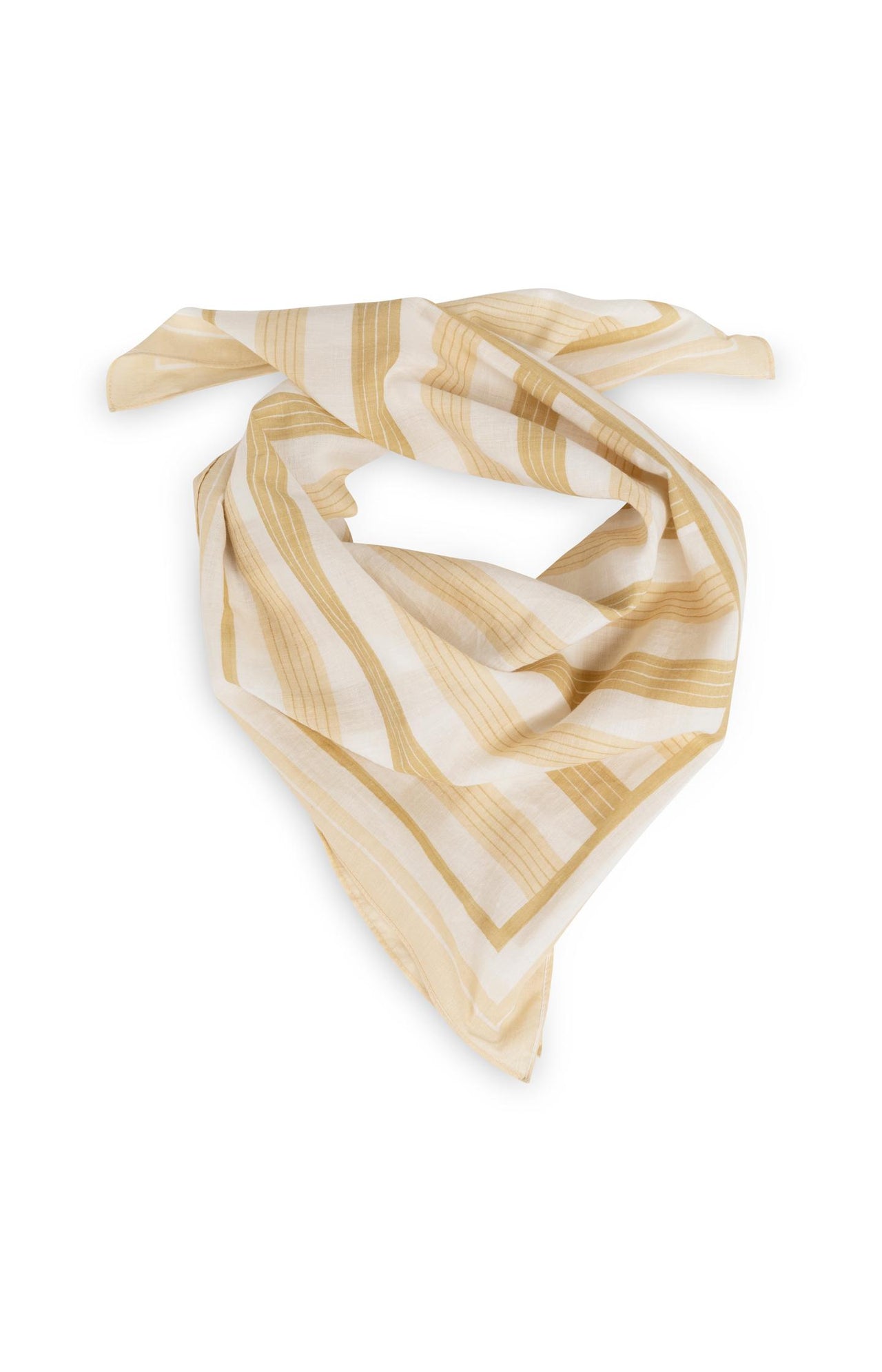 Bandana scarf with striped print - Type: product