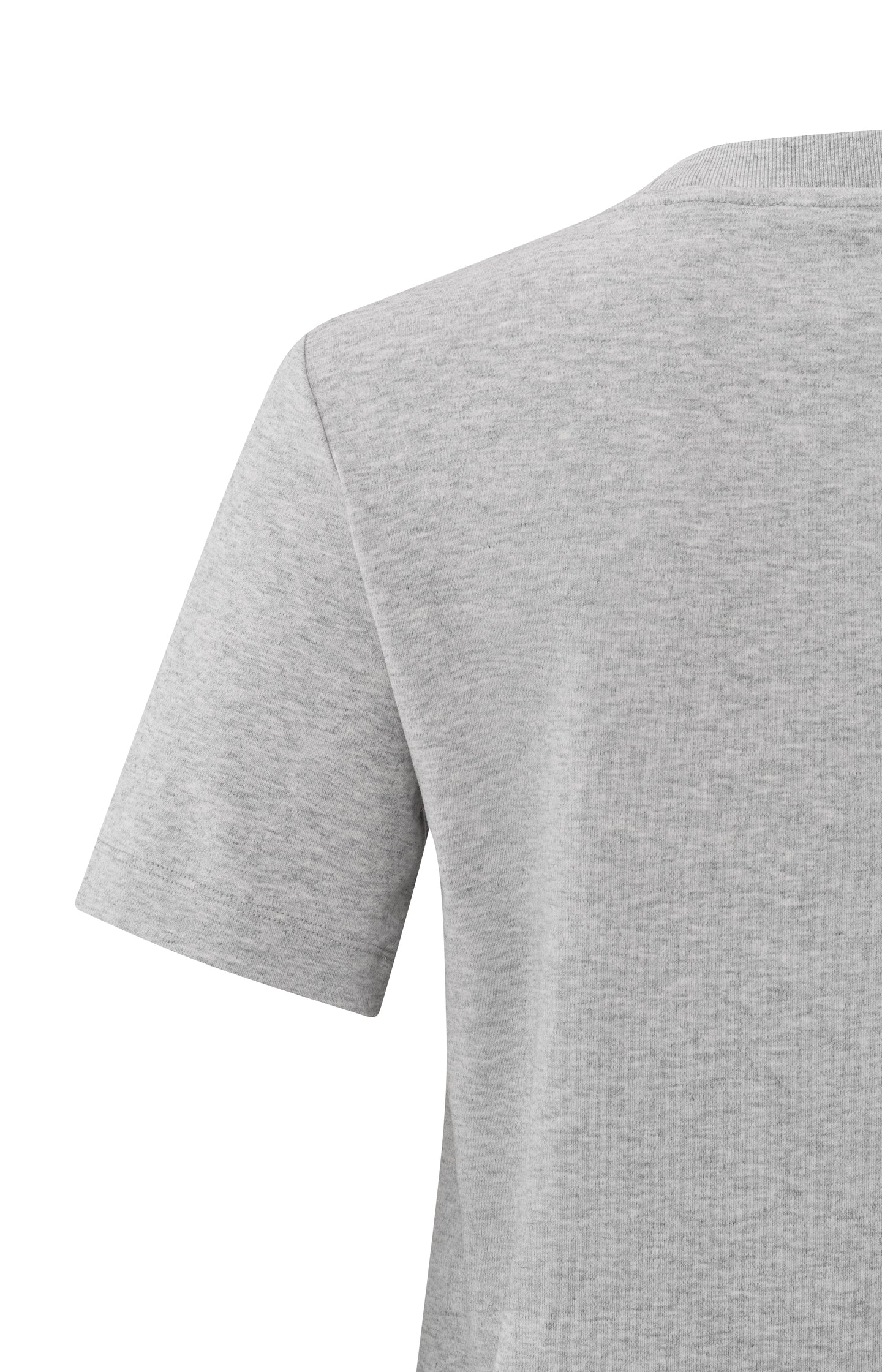 Basic T-shirt with V-neck and short sleeves