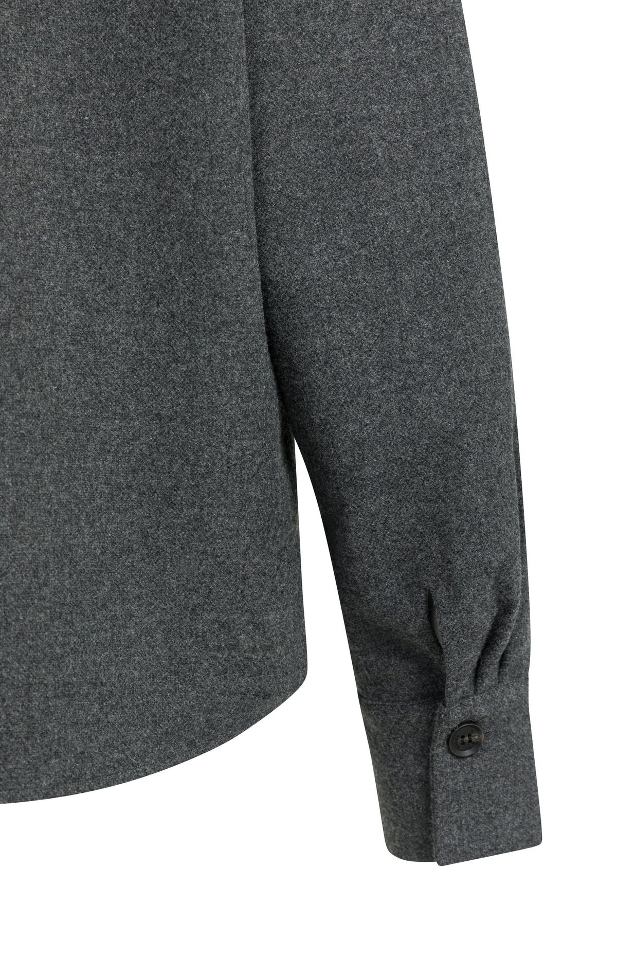 Blazer with contrast fabric and loose fit