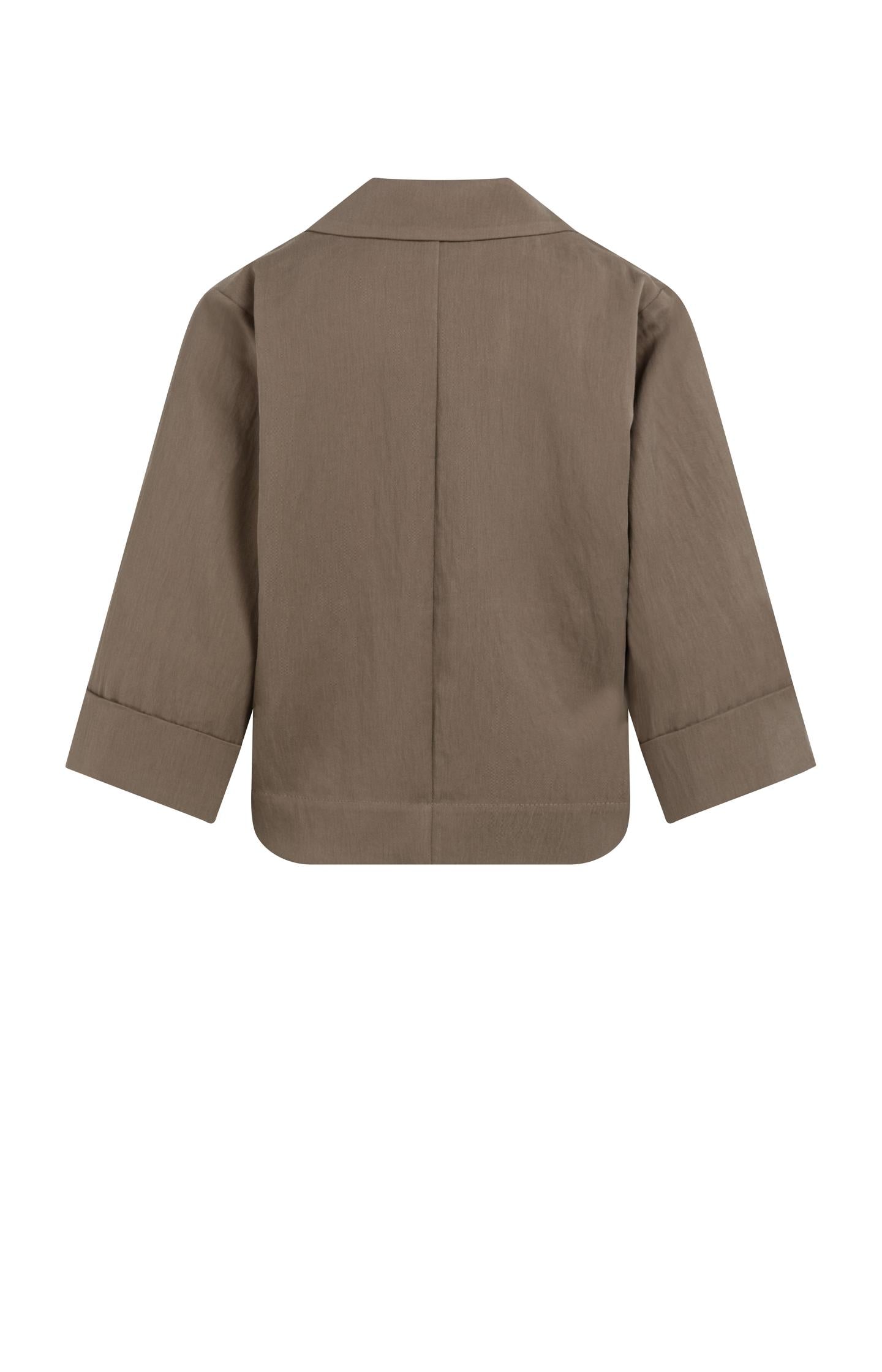 Blazer with kimono sleeves and buttons