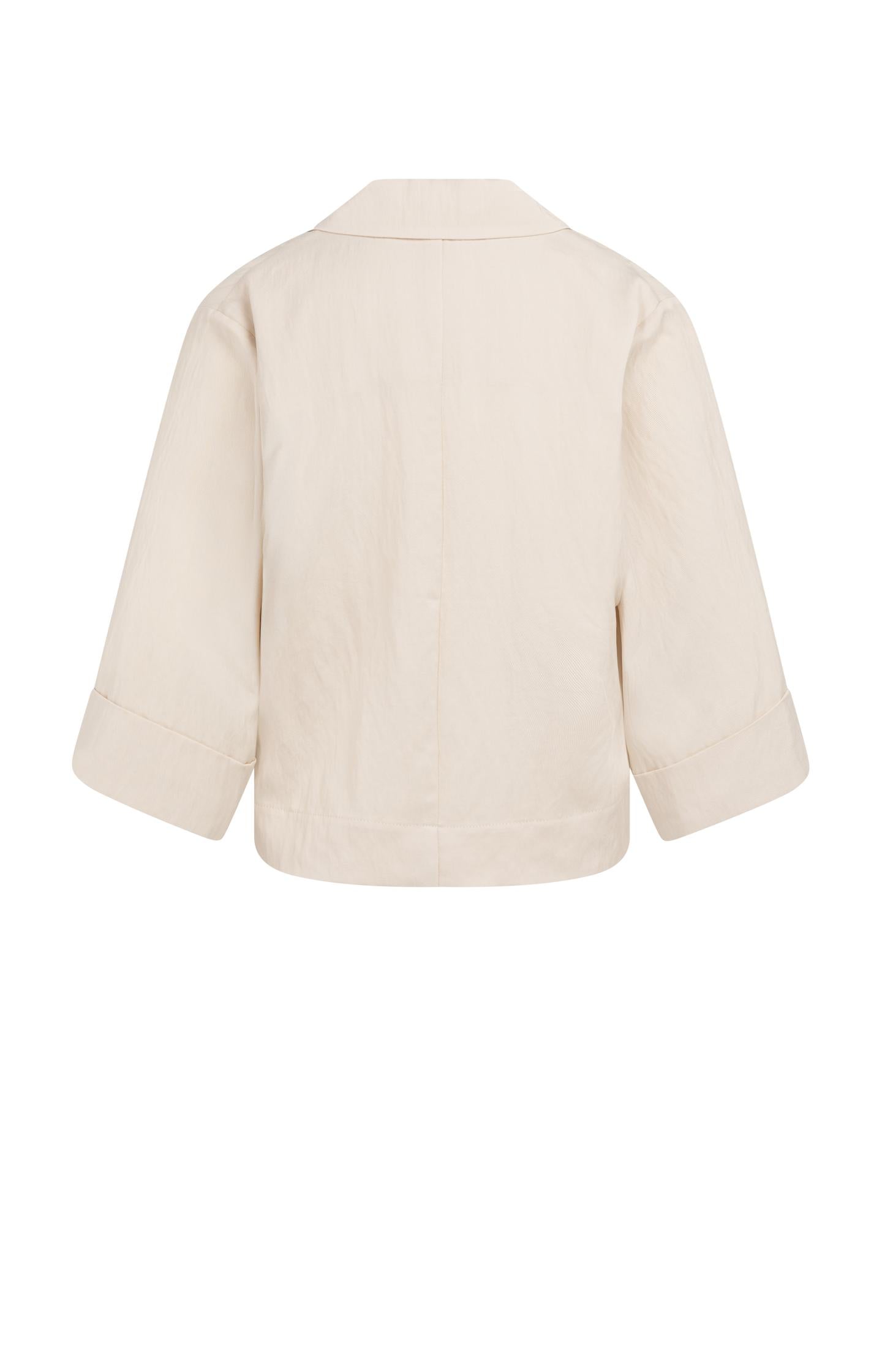 Blazer with kimono sleeves and buttons