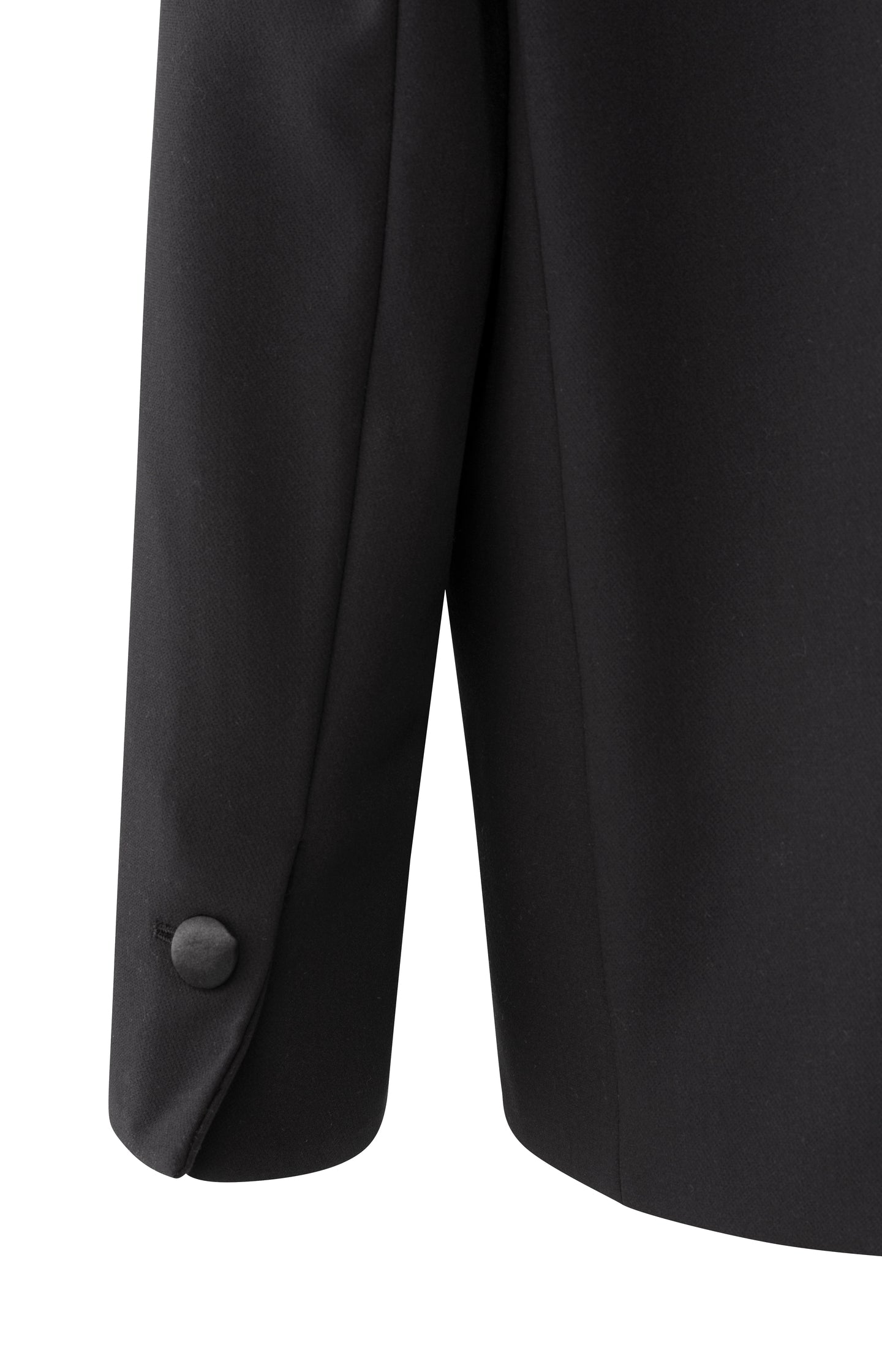 Blazer with satin details and waist effect