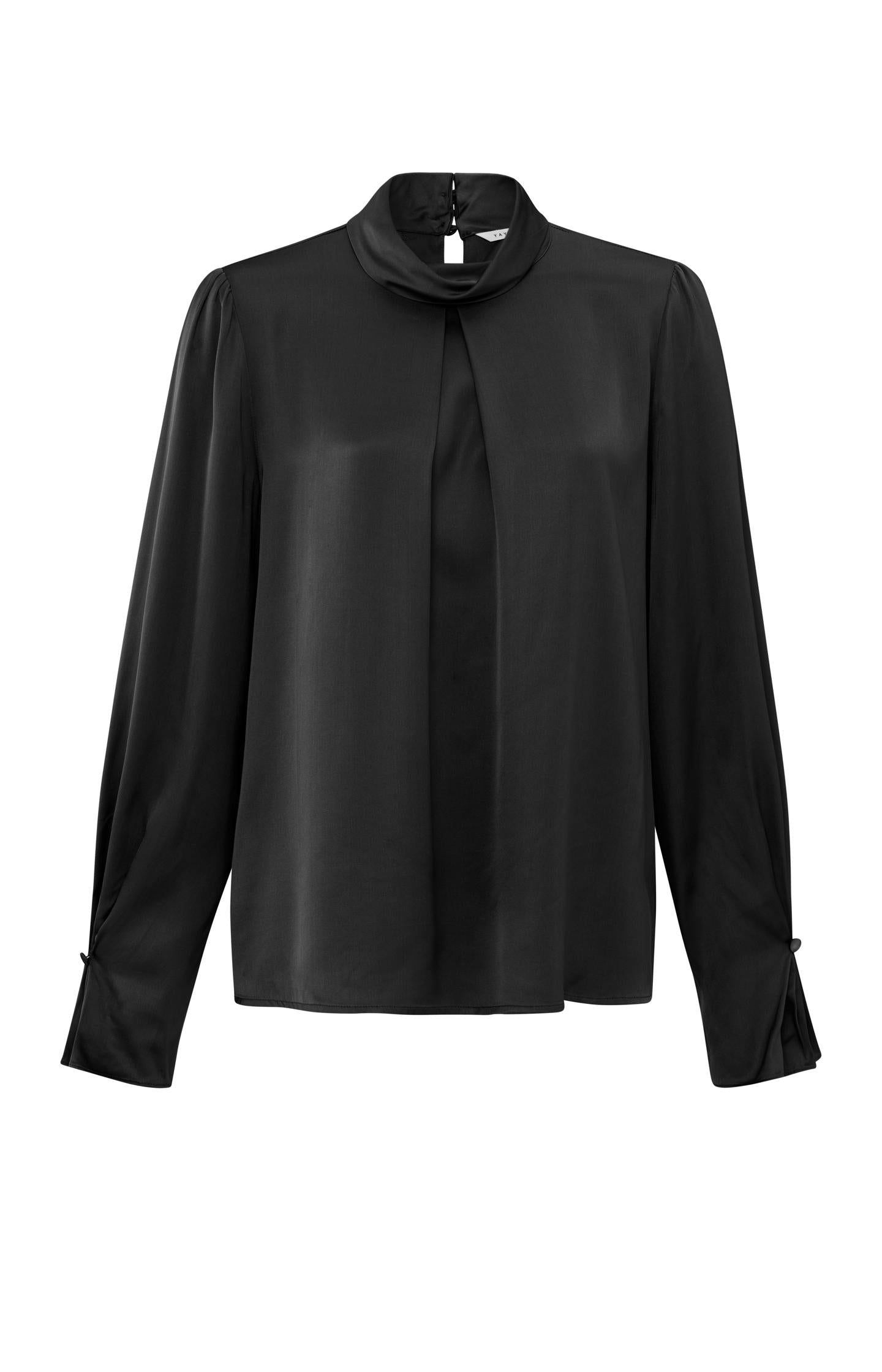 Blouse with pleats and turtleneck - Type: product