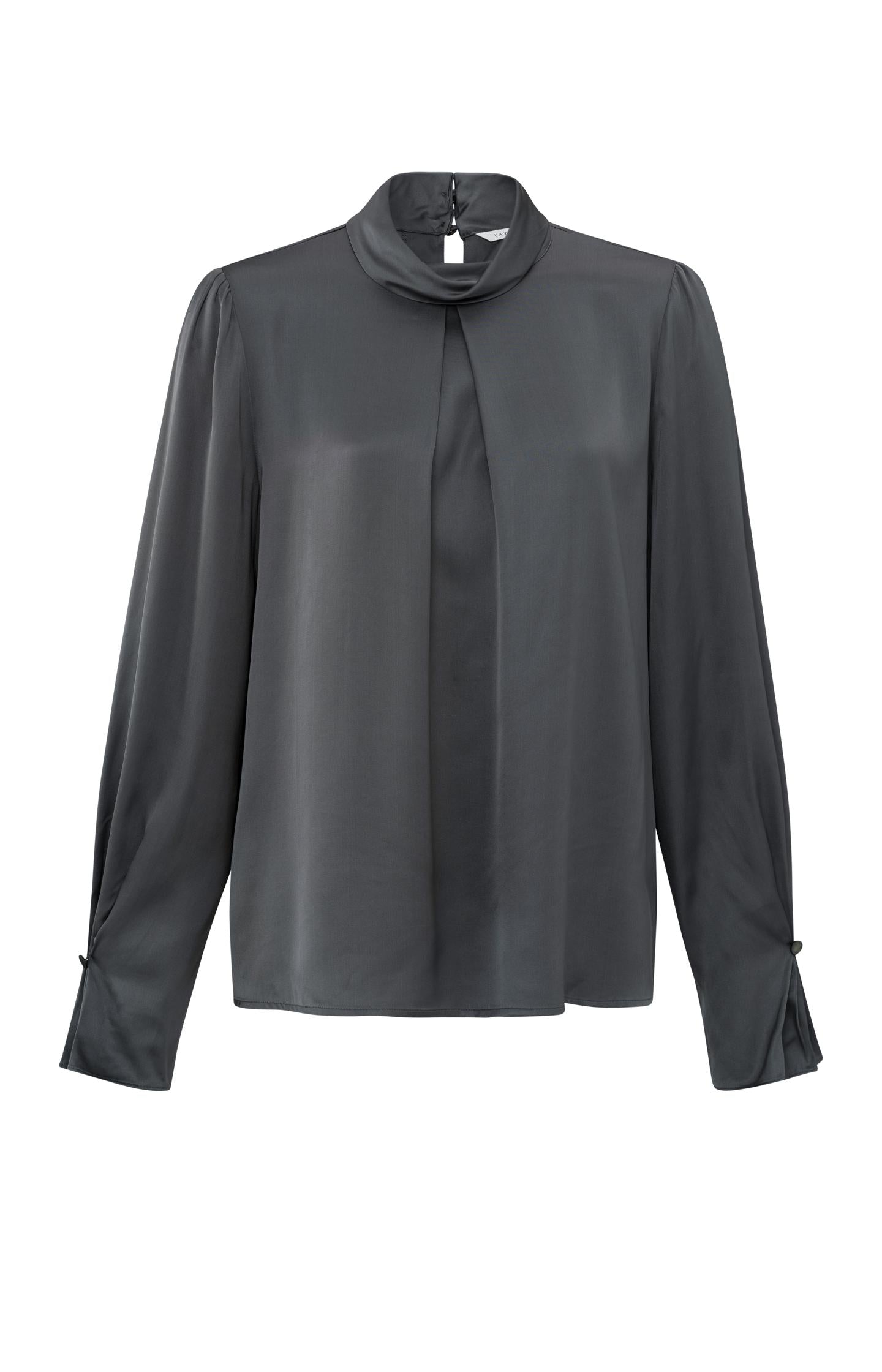 Blouse with pleats and turtleneck - Type: product