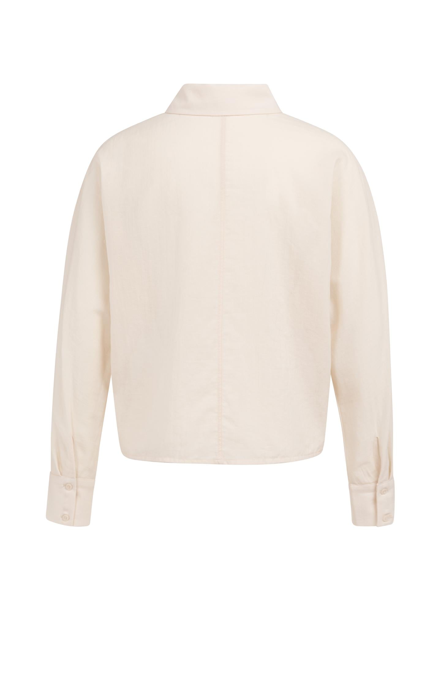 Blouse with angled seams and button details - Type: product