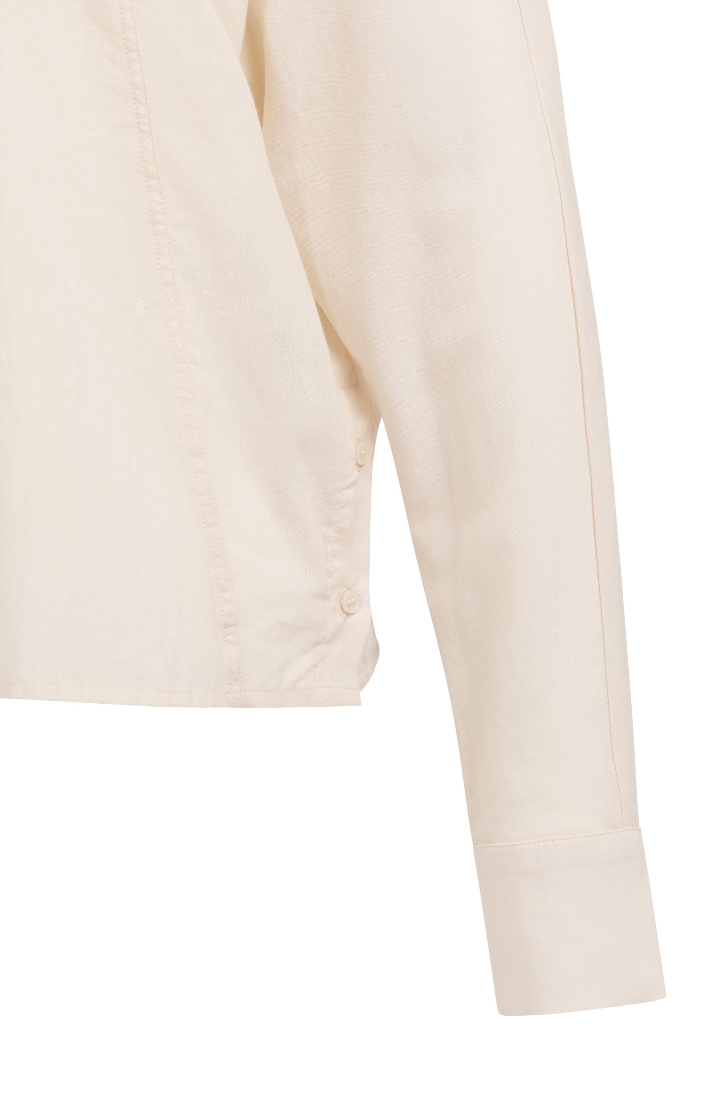 Blouse with angled seams and button details - Type: product