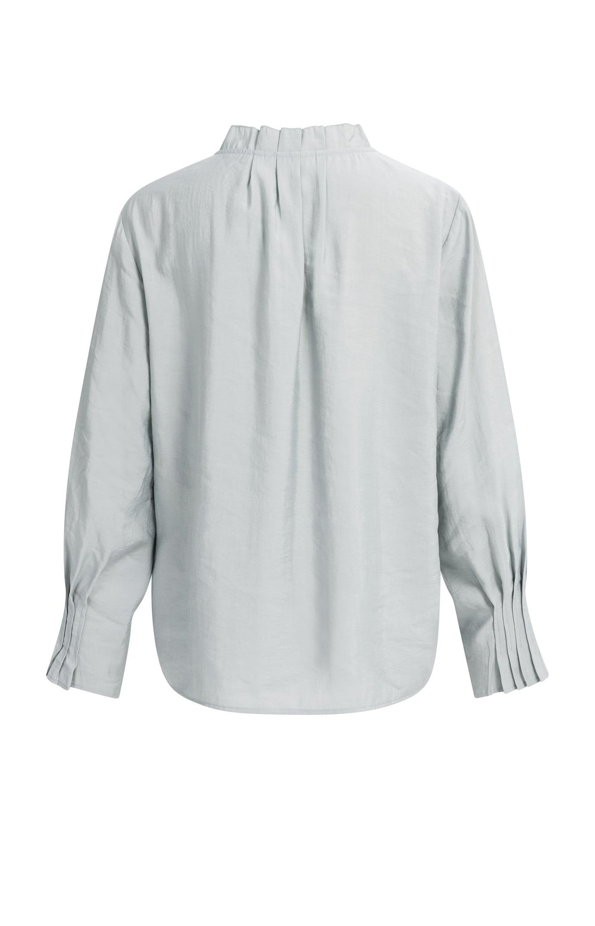 Blouse with pleated collar and cuffs - Illusions Gray