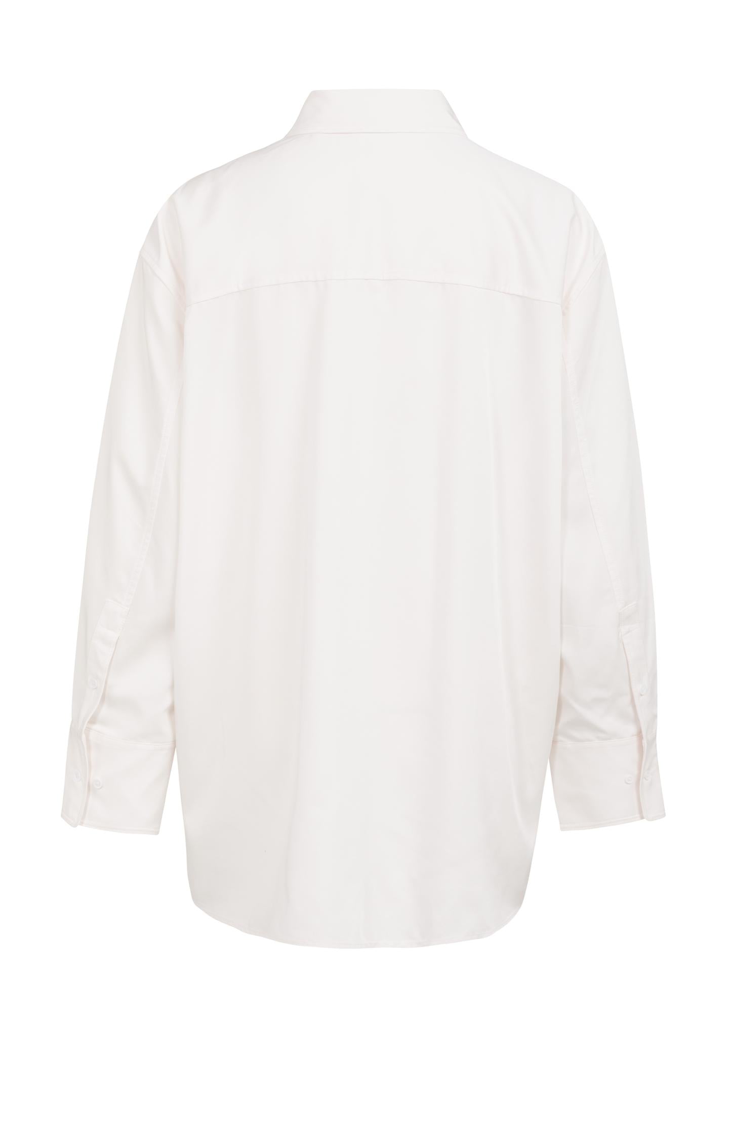 Blouse with tie and long sleeves
