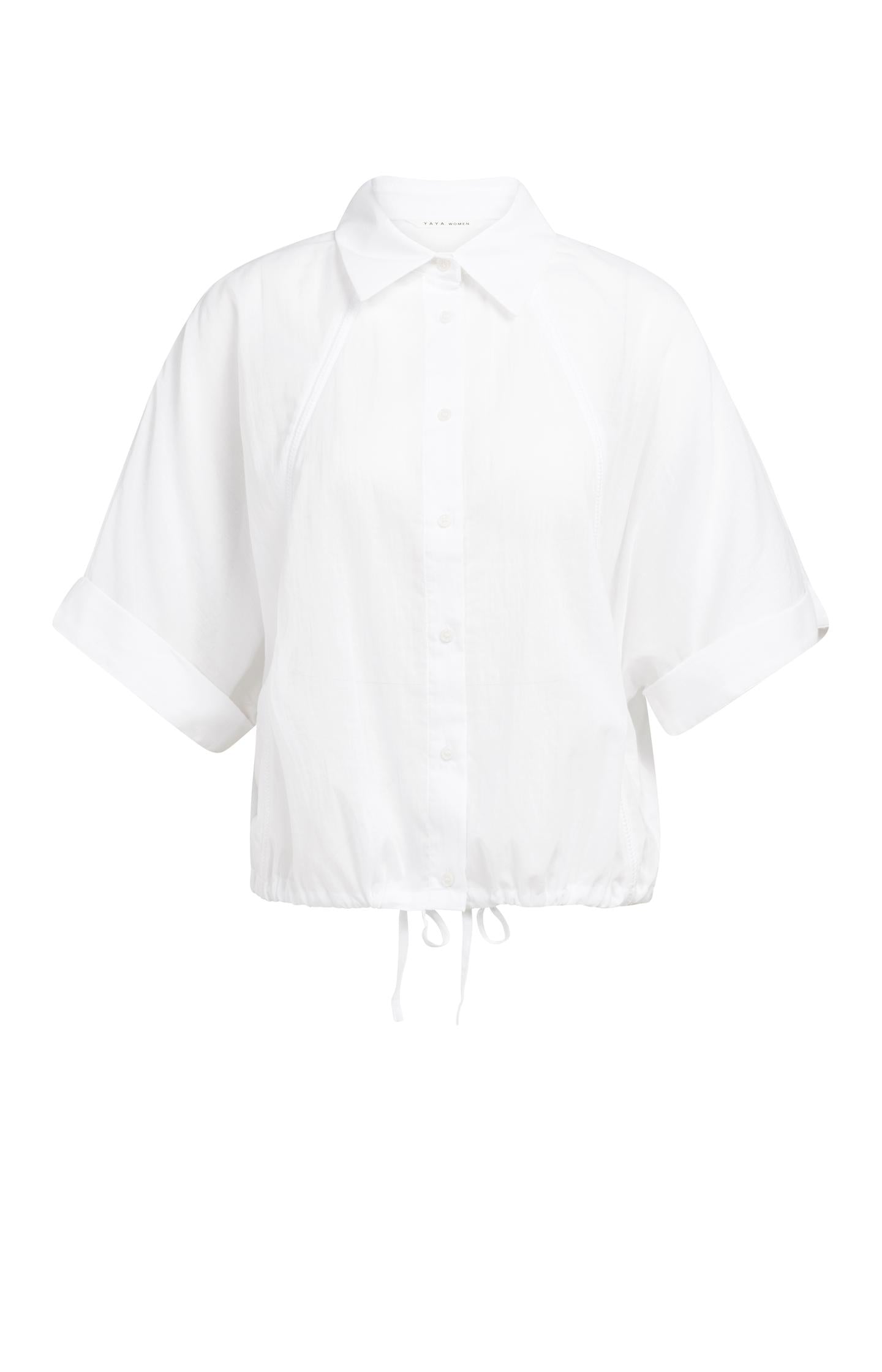 Blouse with wide sleeves and braided details - Type: lookbook