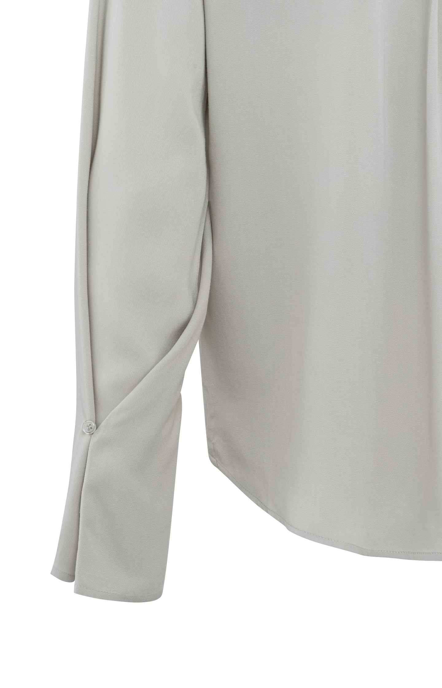 Blouse with wide sleeves, buttons and subtly pleated back