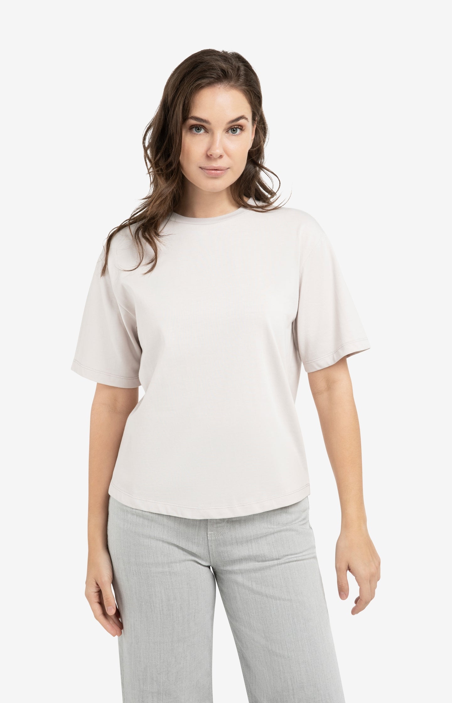 Boyfriend T-shirt in soft cotton - Type: lookbook