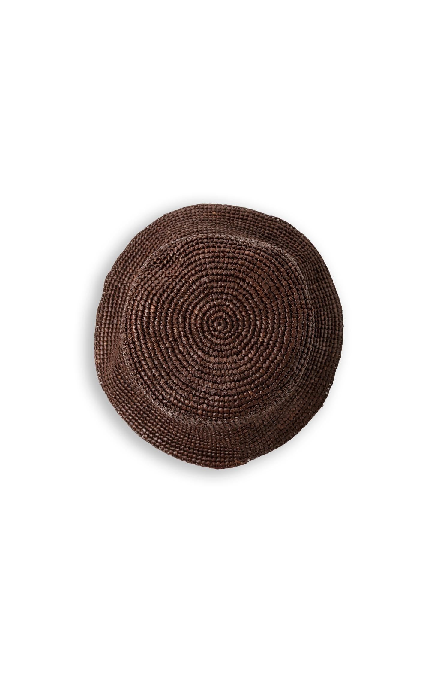 Bucket hat in crochet straw - Type: lookbook