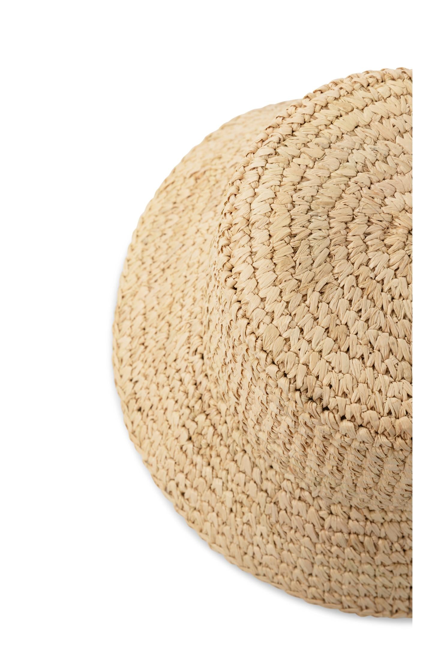 Bucket hat in crochet straw - Type: lookbook