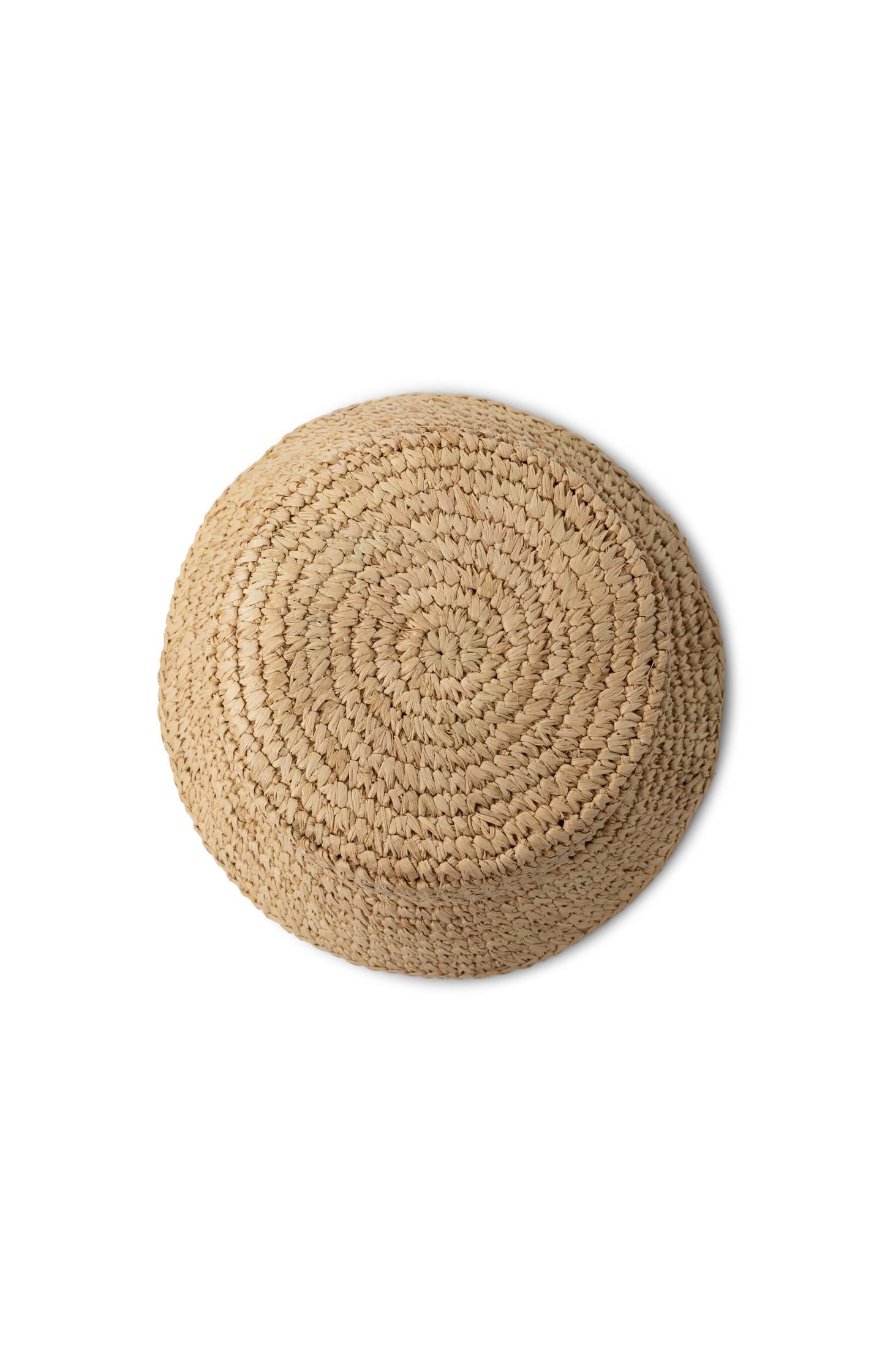 Bucket hat in crochet straw - Type: lookbook