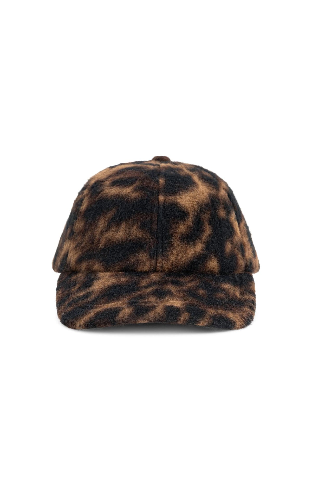 Cap with leopard print - Cocoa Brown Dessin