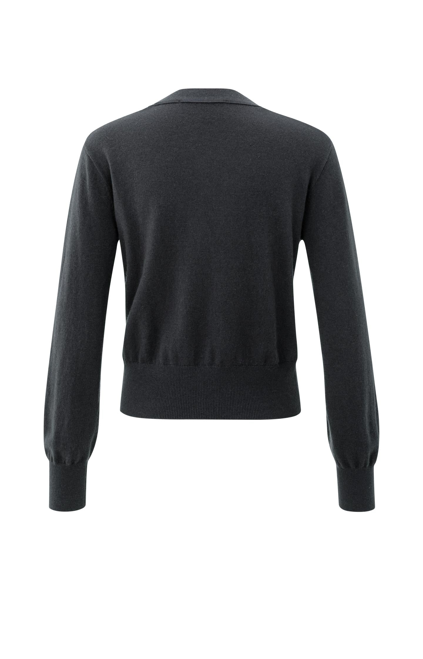 Cardigan with V-neck and tie waist