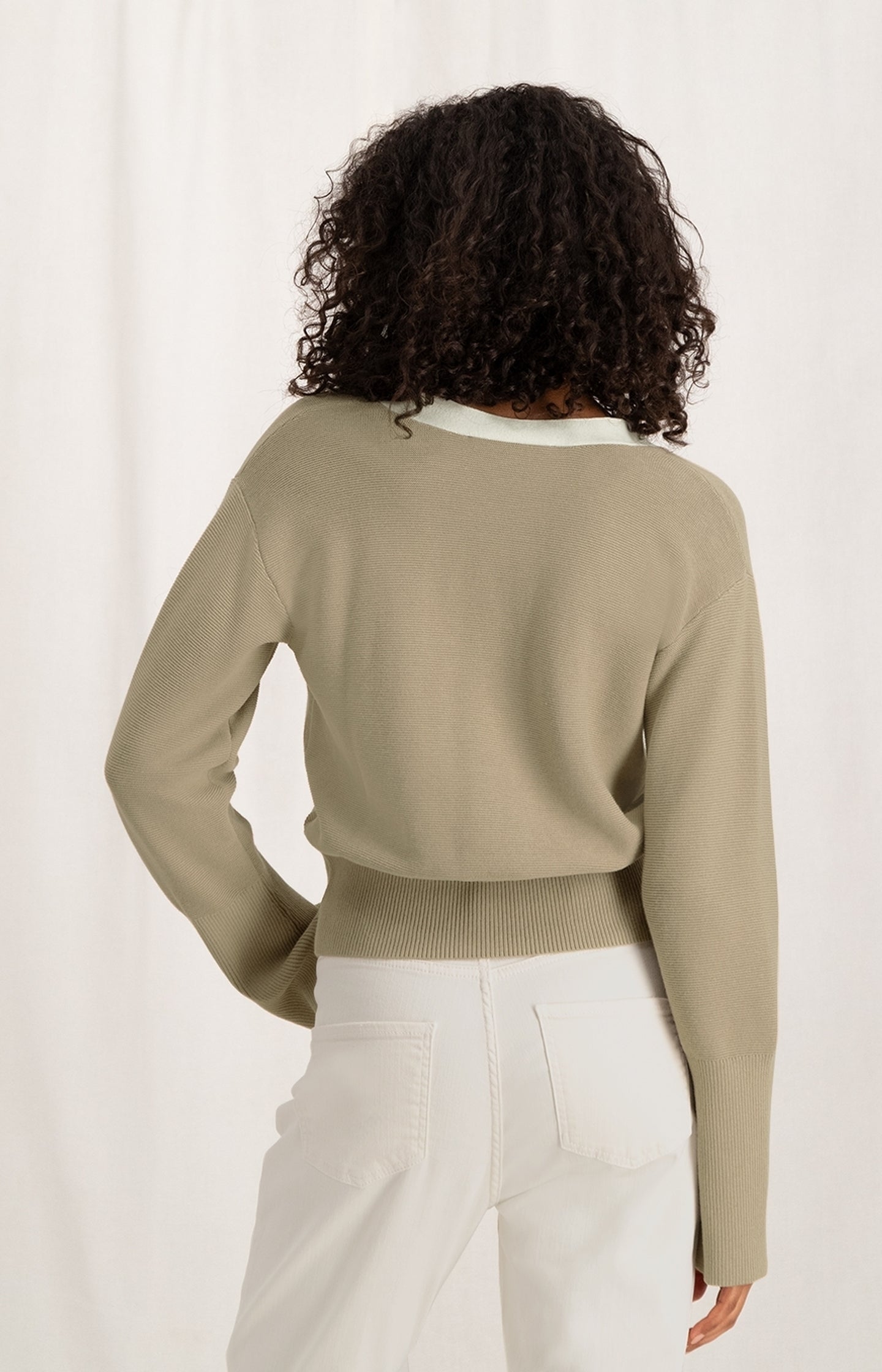 Uo pepper pullover cropped flushmount sweater