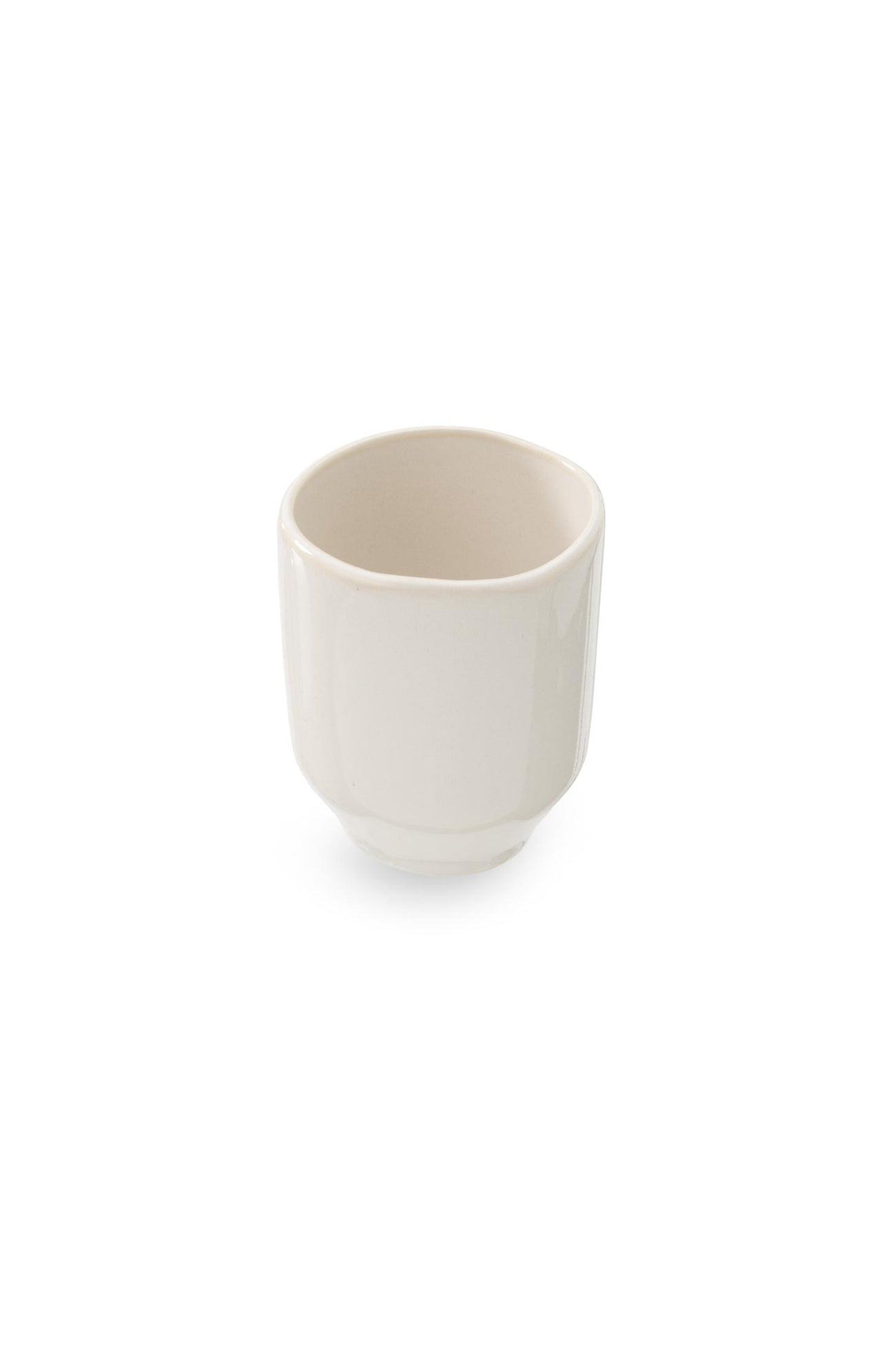 Ceramic mug with wavy rim - Type: product