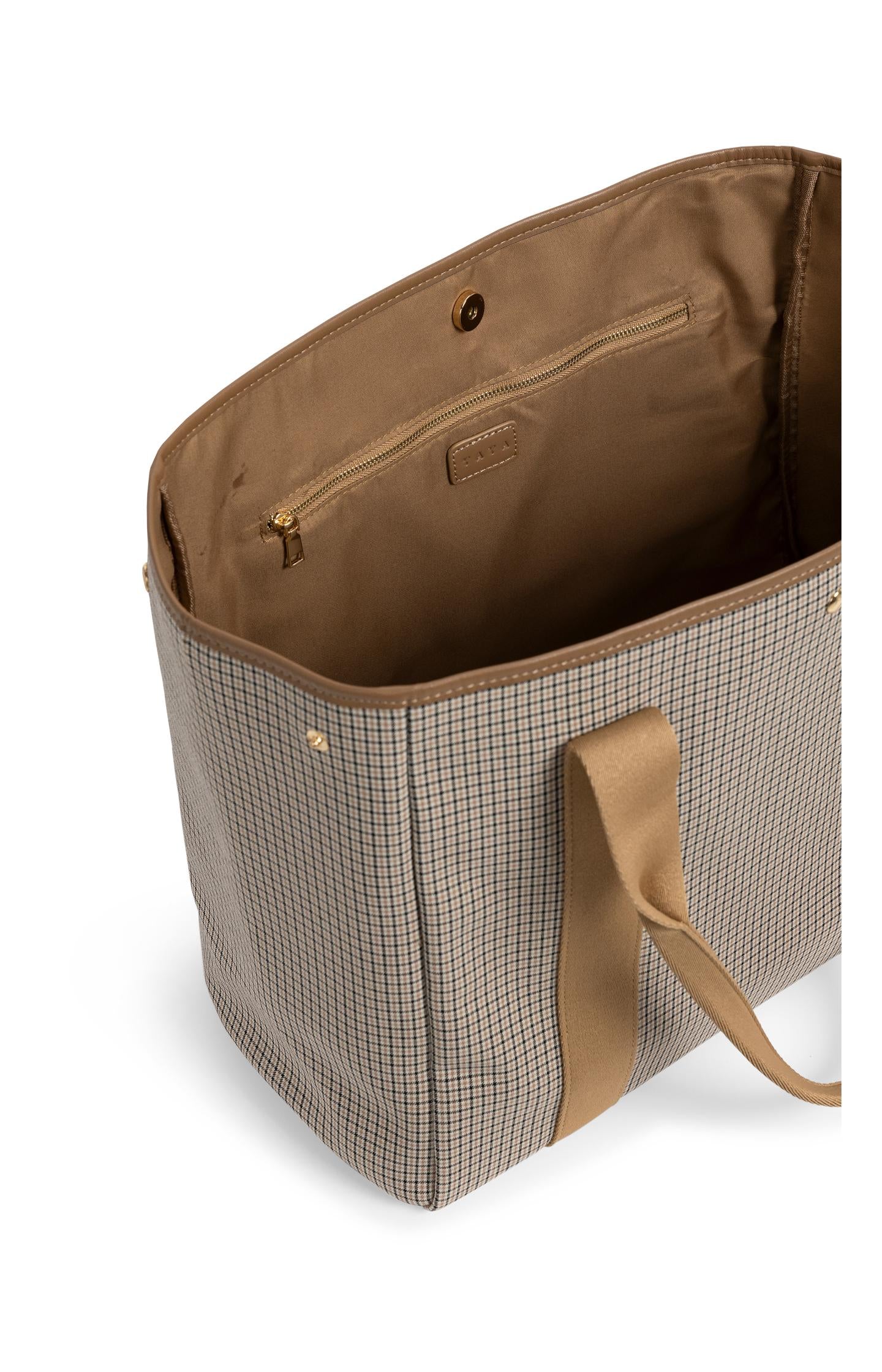 Check shopper with adjustable straps - Type: product