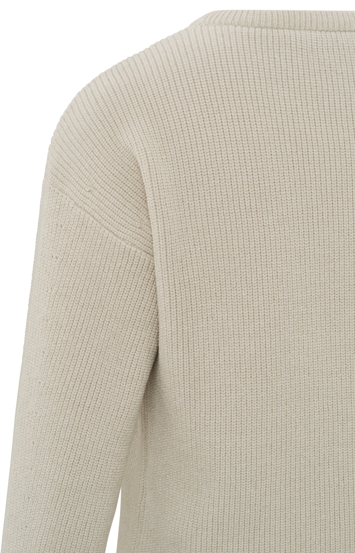 Chenille sweater with crewneck and long sleeves