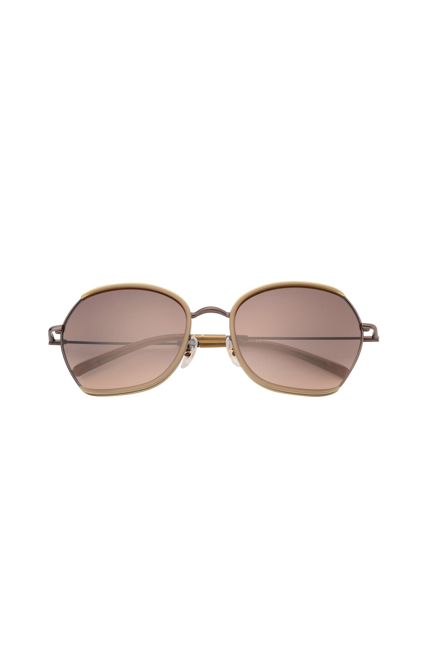 Chloe sunglasses with hexagonal metal frame