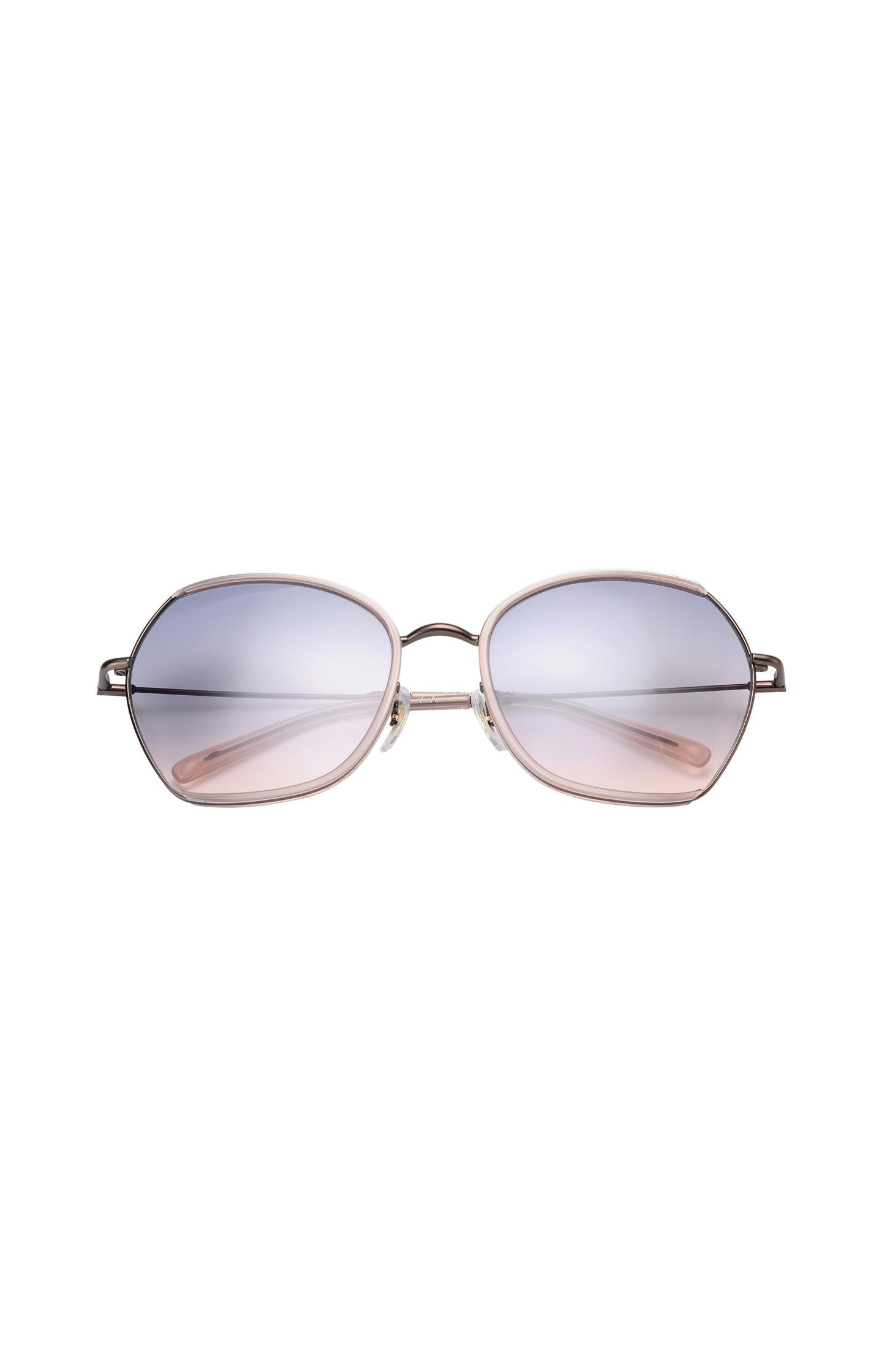 Chloe sunglasses with hexagonal metal frame