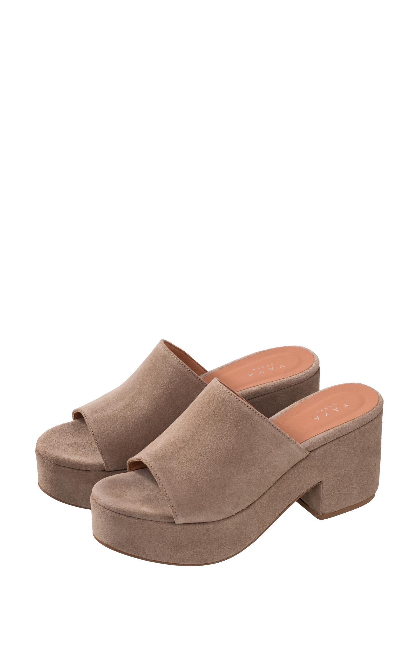 Chunky mule made from suede - Type: product