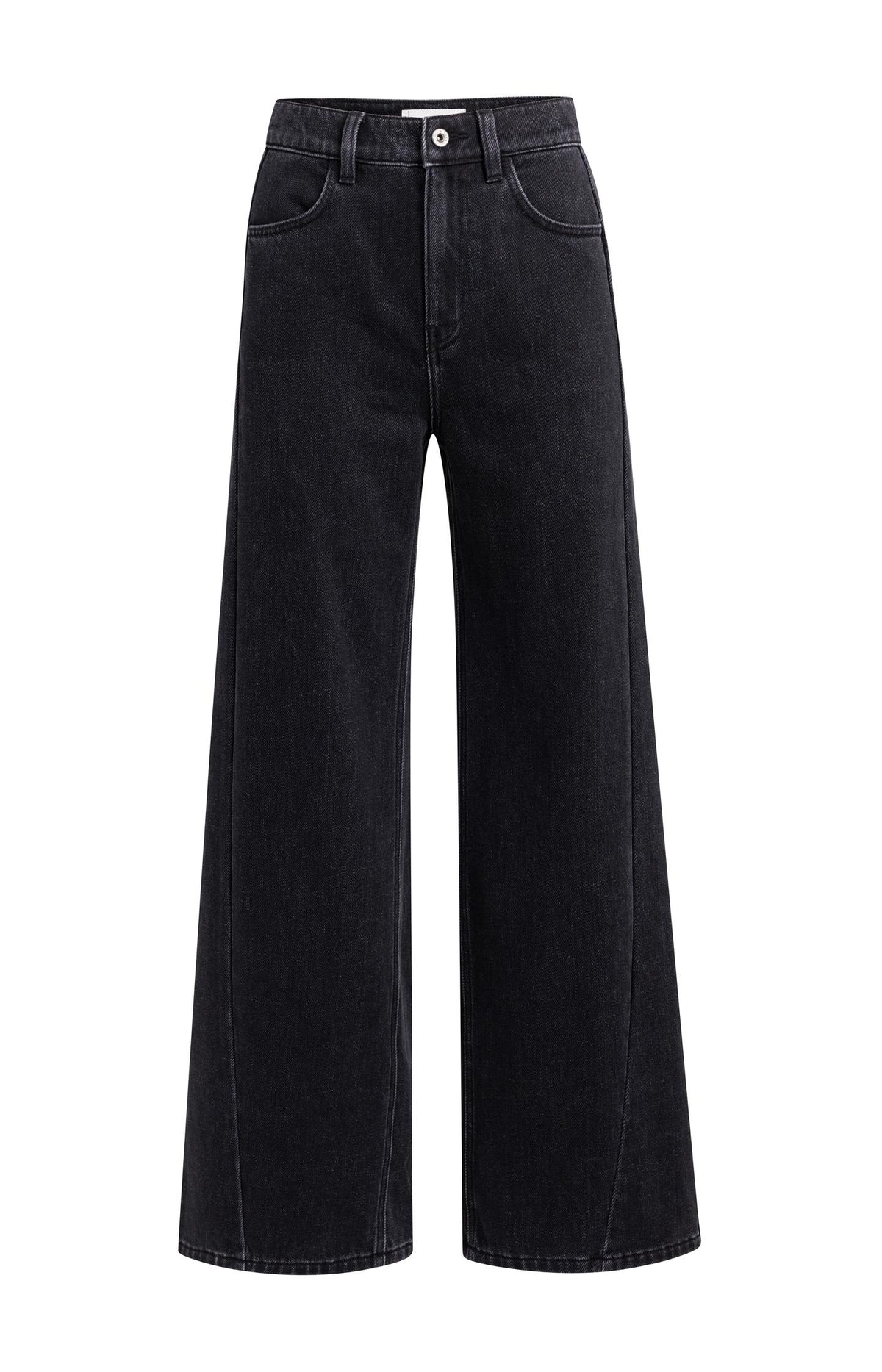 Denim with high waist and wide legs - Ln32 - Type: product