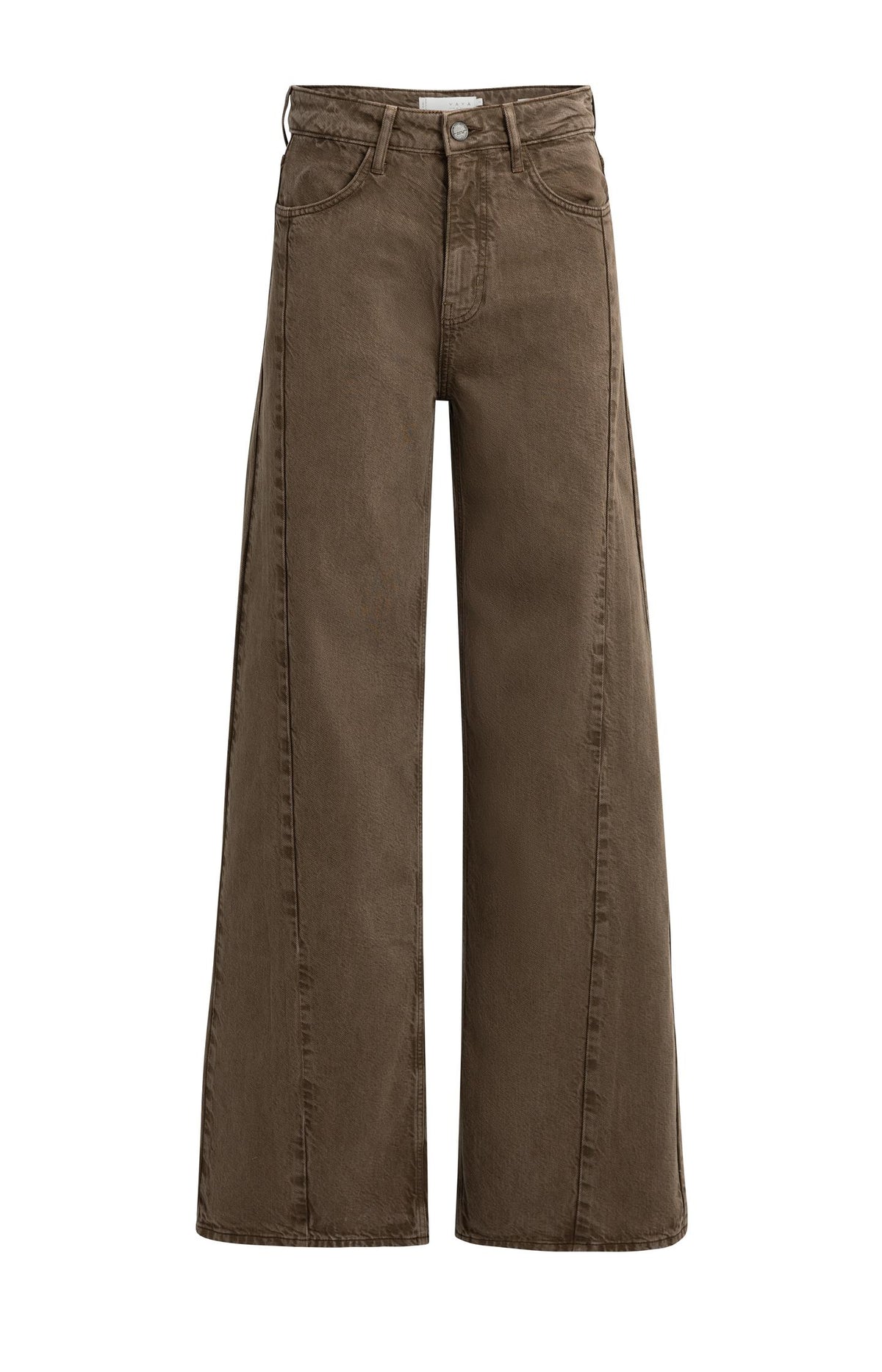 Denim with high waist and wide legs - Ln34