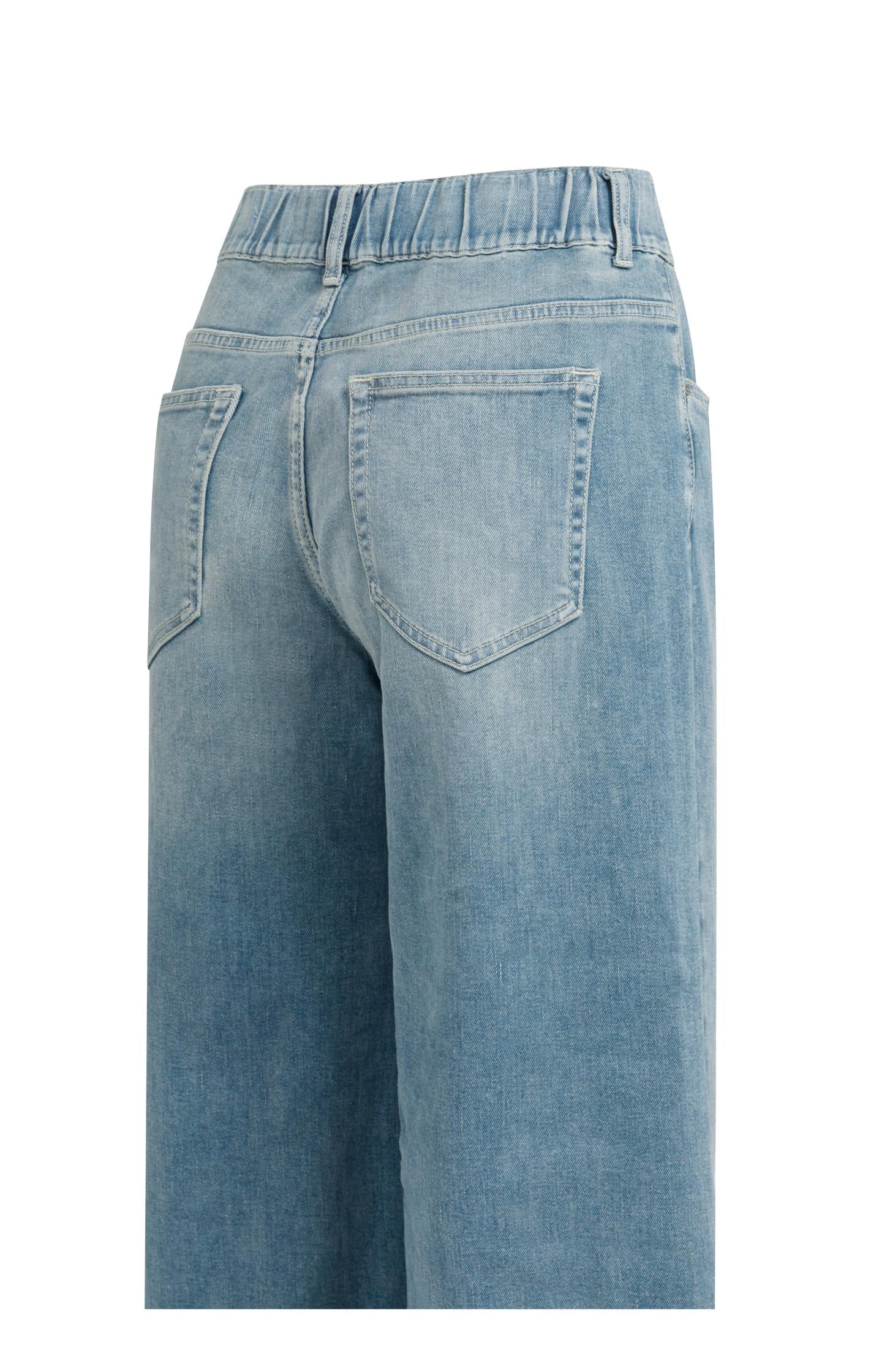 Extra long wide leg jeans - L32